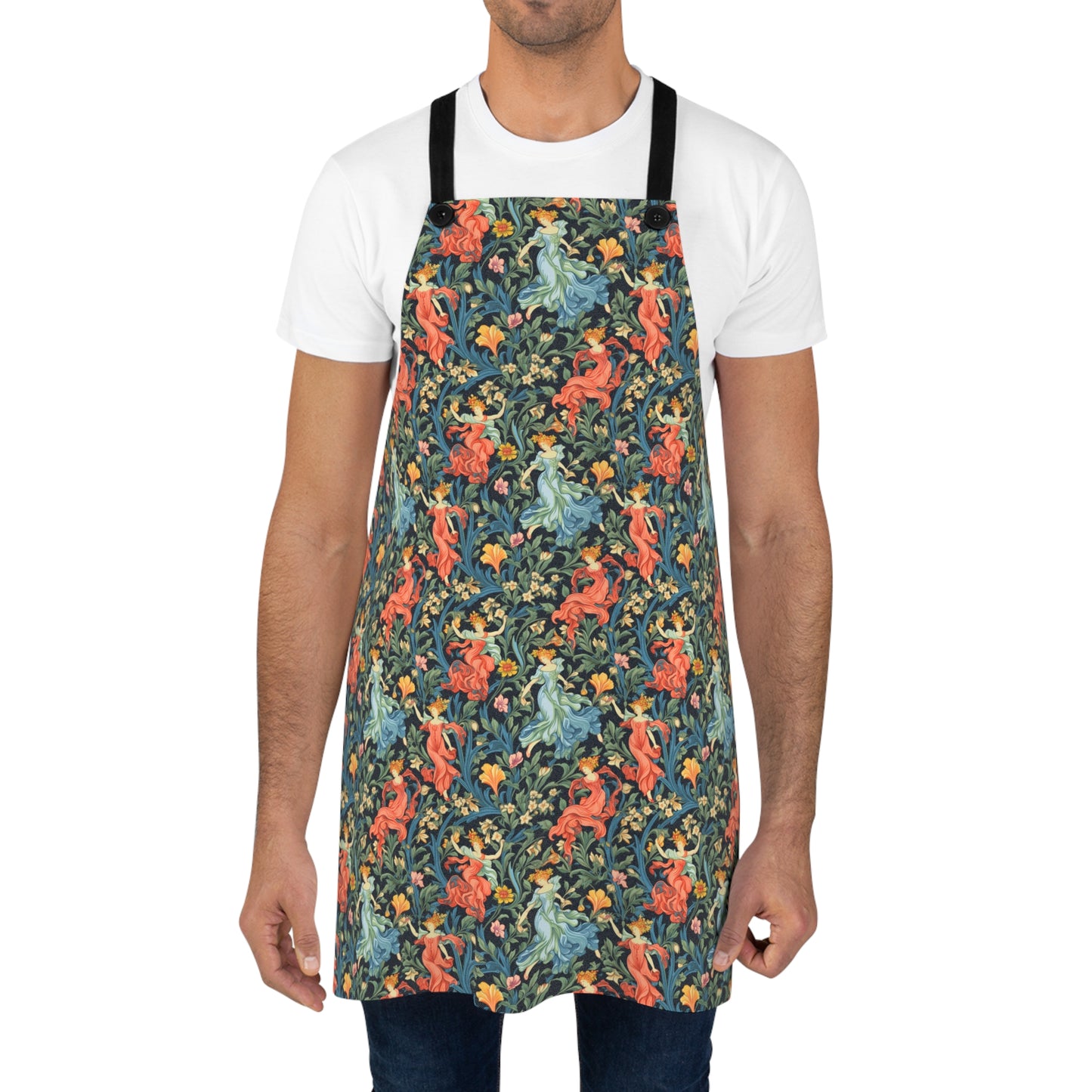 Dance of the Goddesses Adult Apron - Bring out the Goddess in Your Cooking. Perfect Apron For Gourmet Gods and Goddesses!