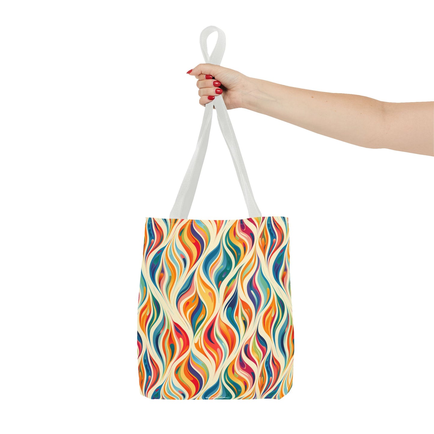 Modern Art Flames Tote Bag - Carry Our Modern Art Tote to Set Your Style Ablaze! Available in 3 sizes.