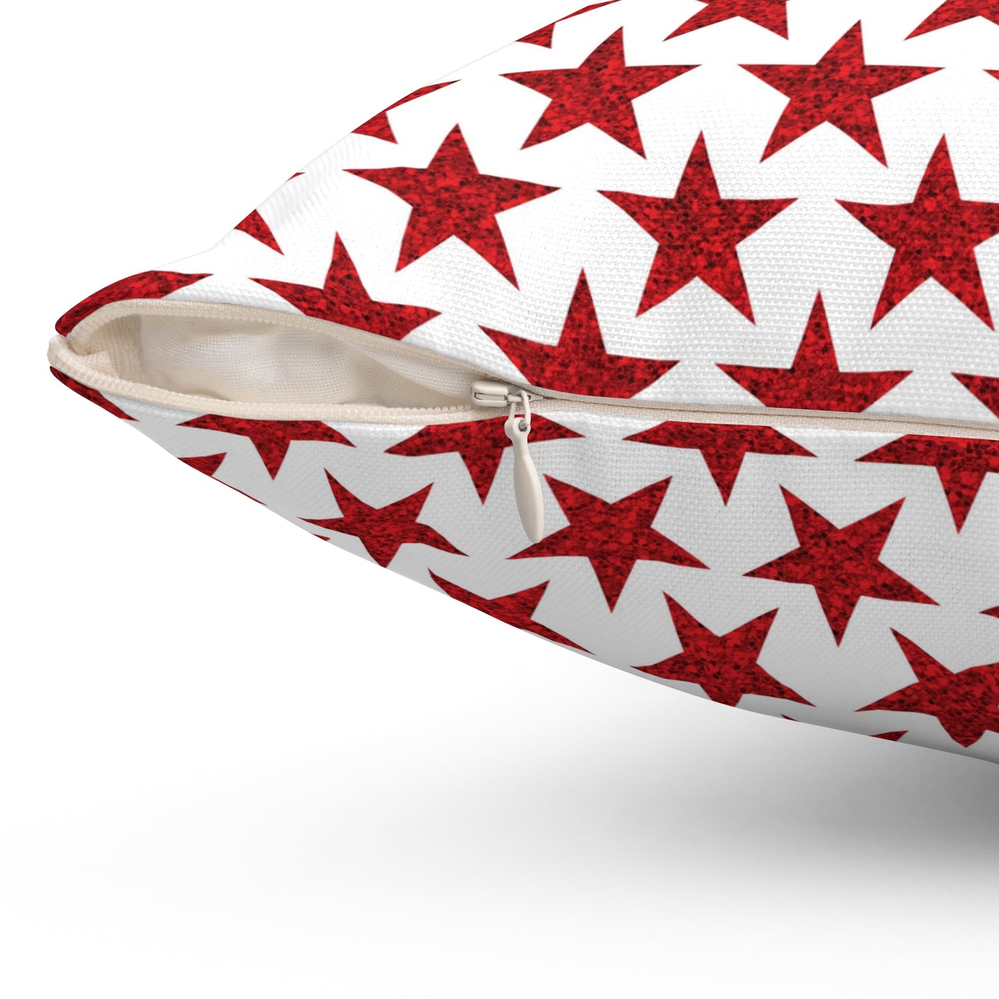 Starlight Sparkle Square Throw Pillow - Spun Polyester - Double-Sided Print - Concealed Zipper - Available in 4 sizes.