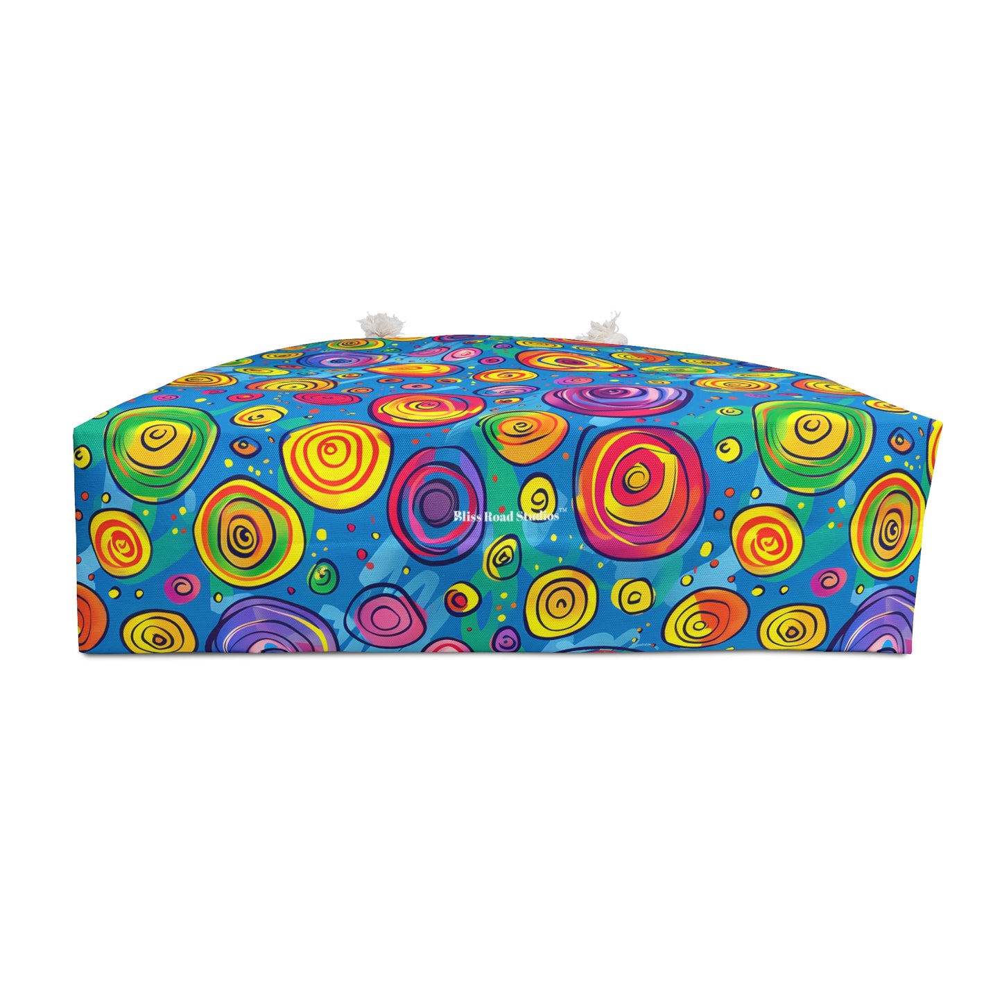 Color Whirl Weekender Bag - Swirl into Style - A Vivid Dance of Color for Your Adventures!