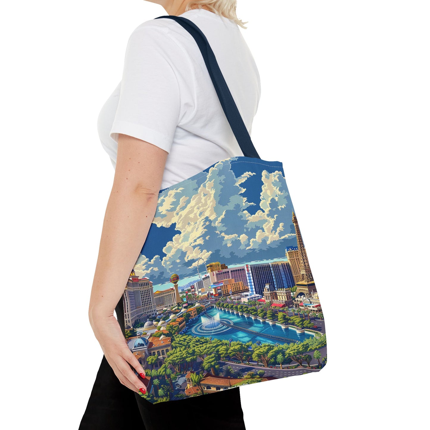 Viva Daytime Las Vegas Tote Bag - Bring the Vegas Vibe to Wherever You Roam! Available in 3 sizes.