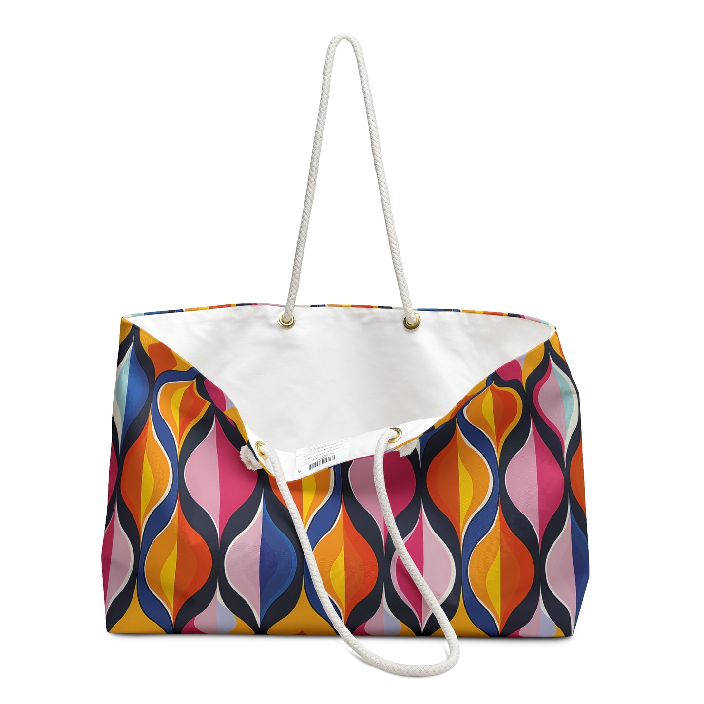 Lattice Dreams Weekender Bag - Dream in Style - Where Playful patterns Meet Chic Elegance!