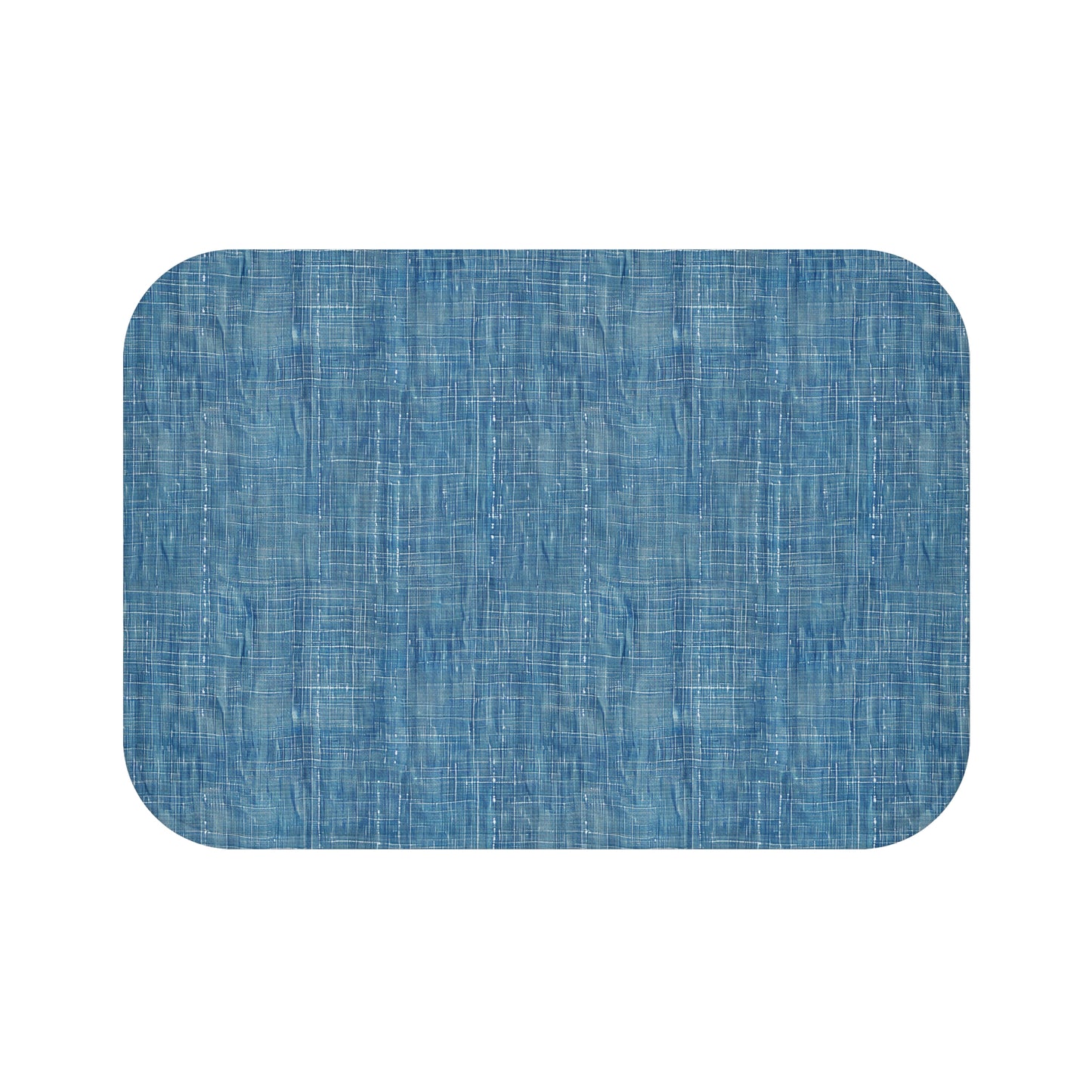 Blue Denim Bath Mat - Step into Comfort and Timeless Denim Charm! Available in 2 sizes.