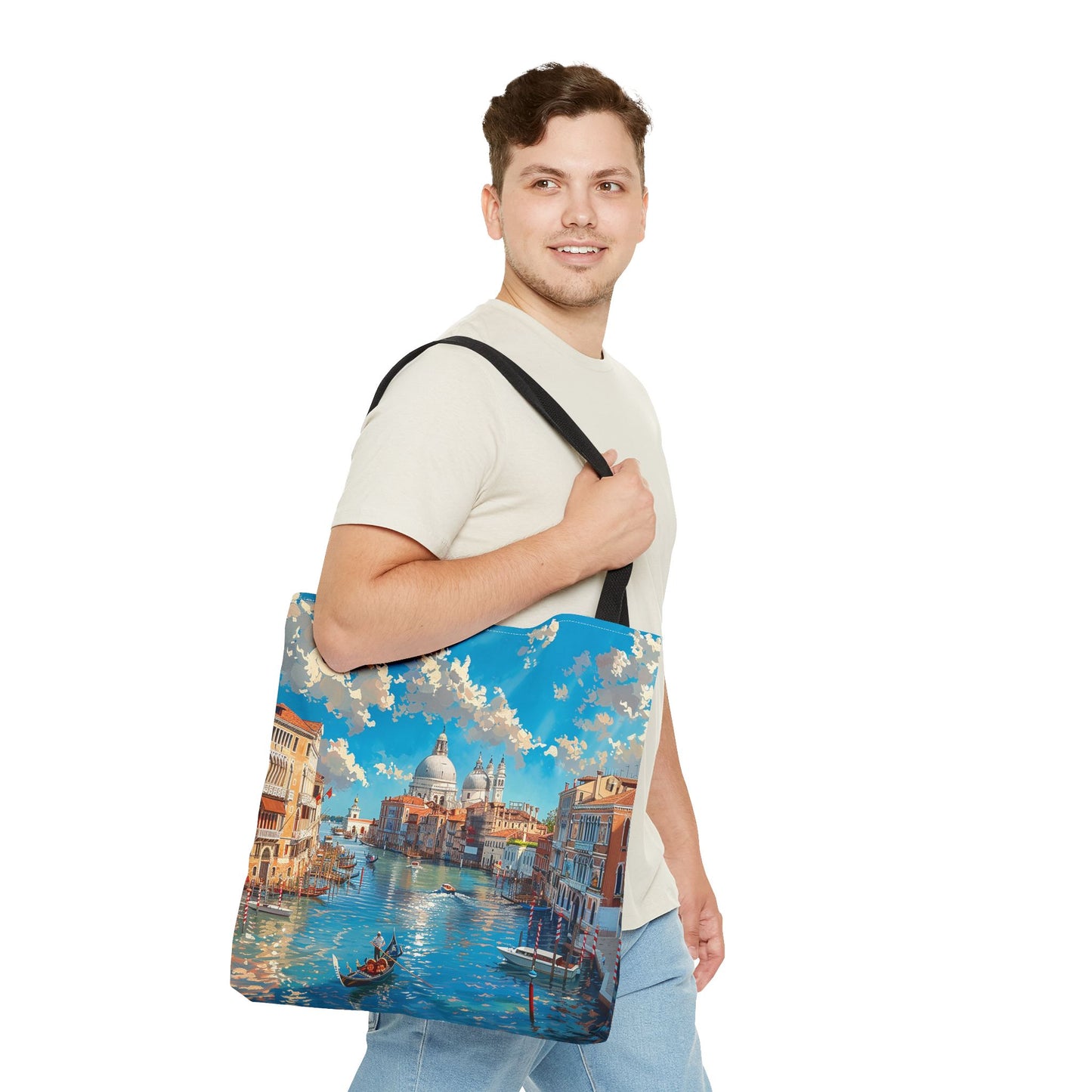 Venetian Grand Canal Tote Bag - Sail Through Venice - Carry the Magic Wherever You Go! Available in 3 sizes.