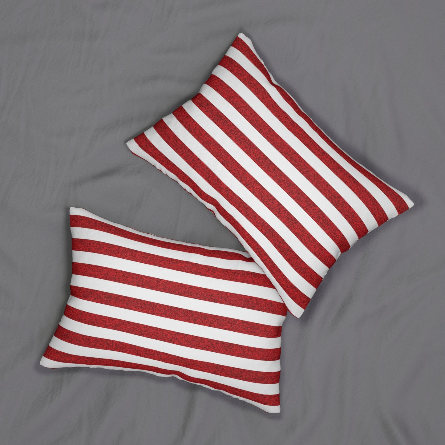 Sparkle Stripes Lumbar Pillow - Spun Polyester - Double-Sided Print - Concealed Zipper - 20" x 14"