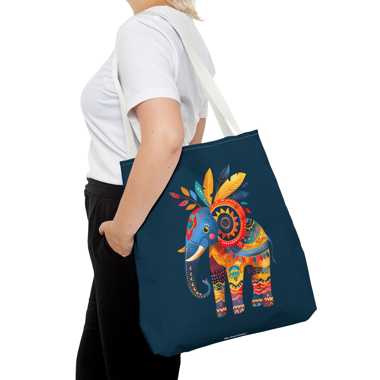 Ethnic Elephant Tote Bag - Carry the Spirit of the African Savanna with the Ethnic Elephant Tote! Available in 3 sizes.