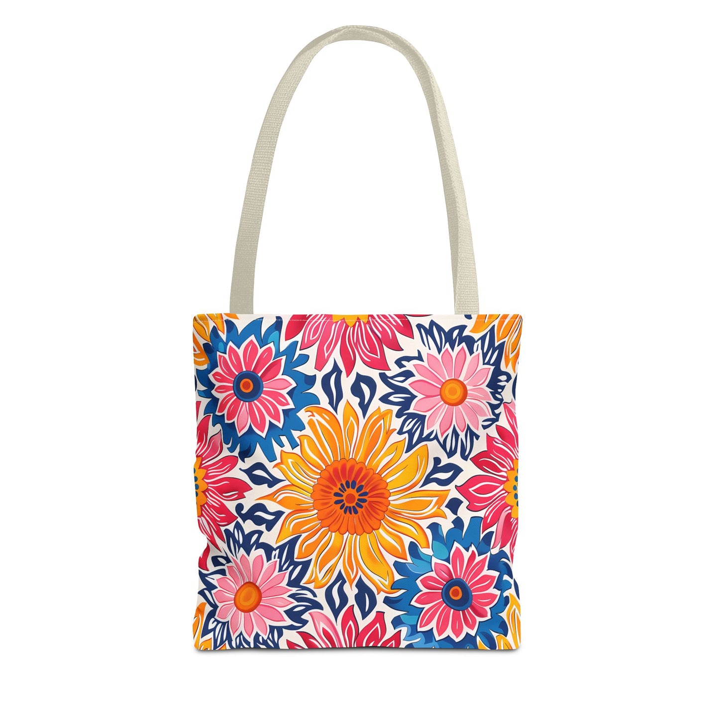 Sunsplash Petals Tote Bag - Radiate Sunshine and Style Wherever You Go! Available in 3 sizes.