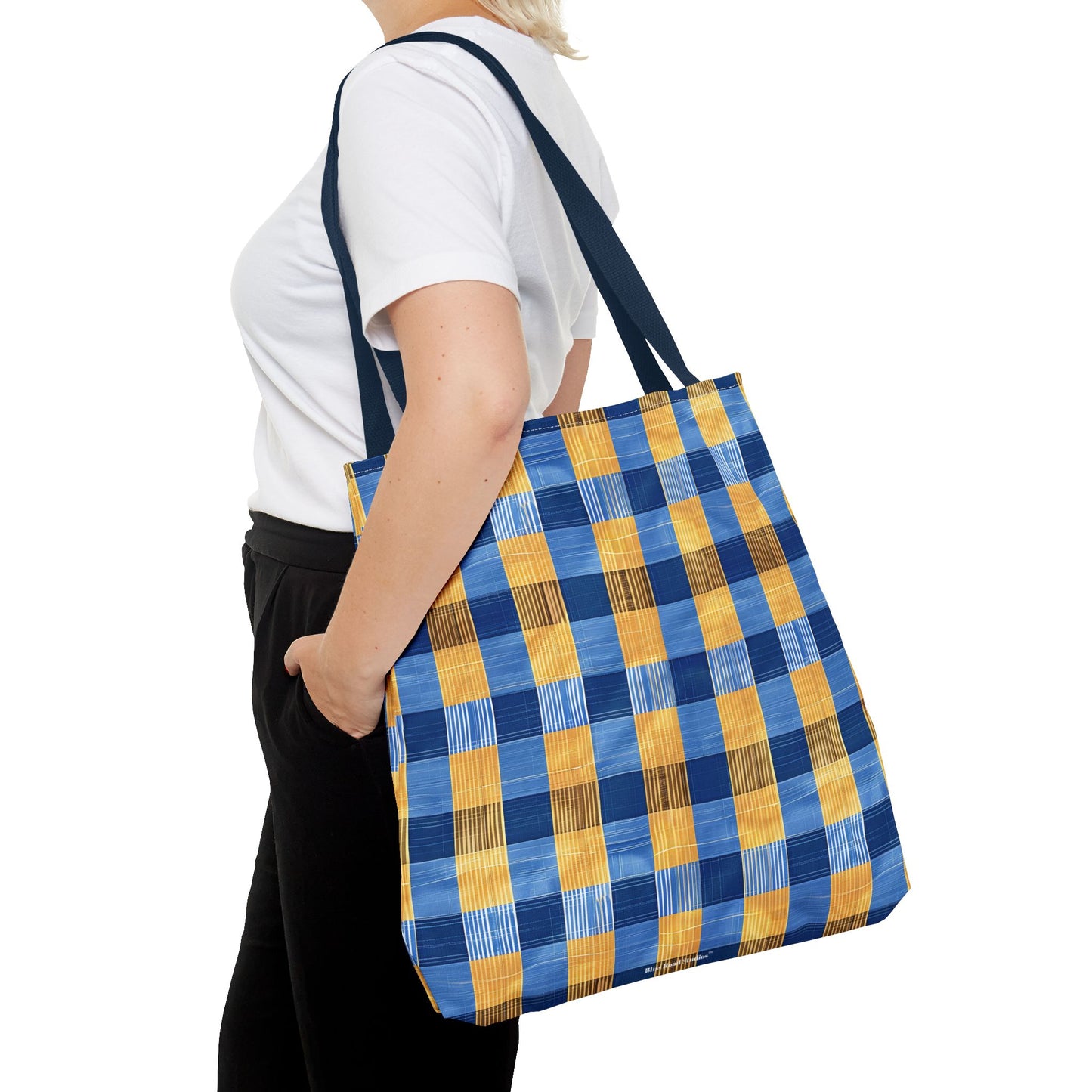 Modern Gingham Tote Bag - Classic Gingham, Modern Flair - Tote Your Essentials in Style! Available in 3 sizes.