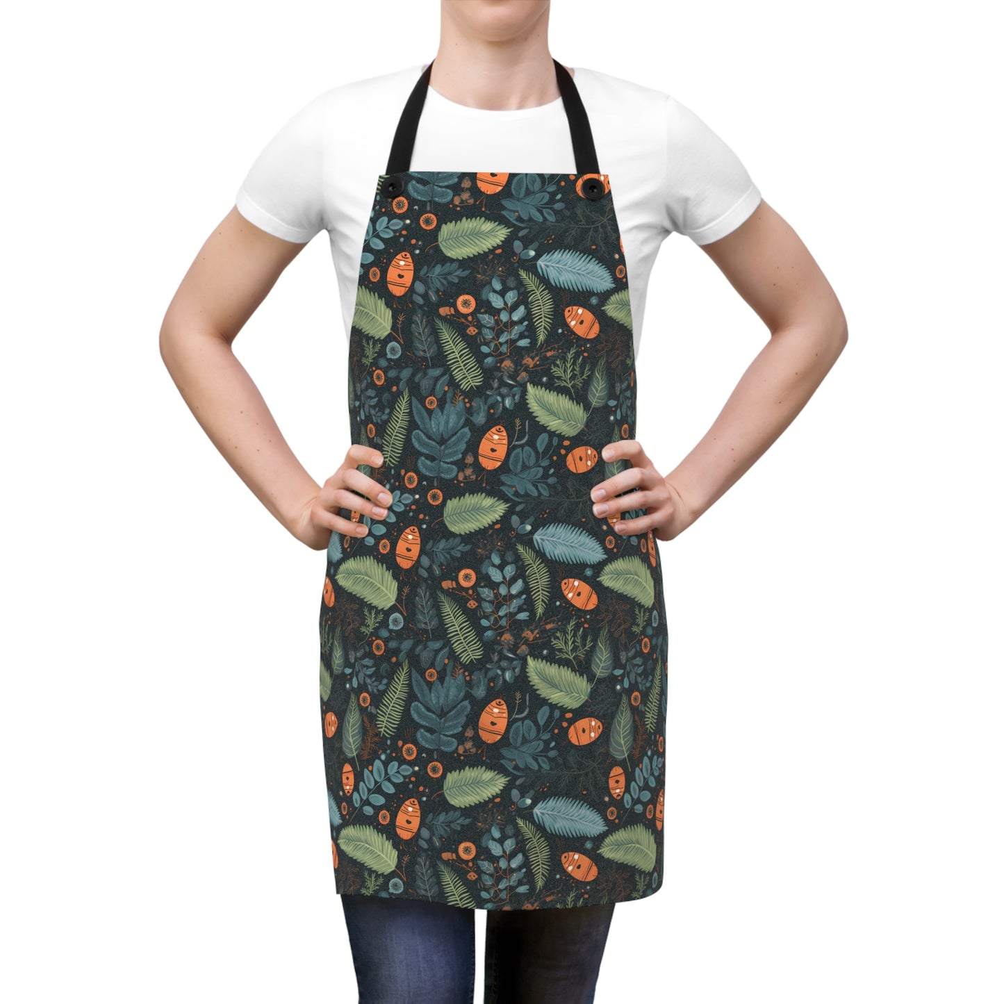 Mysterious Ferns Adult Apron - Cook in Style with Mysterious Ferns!