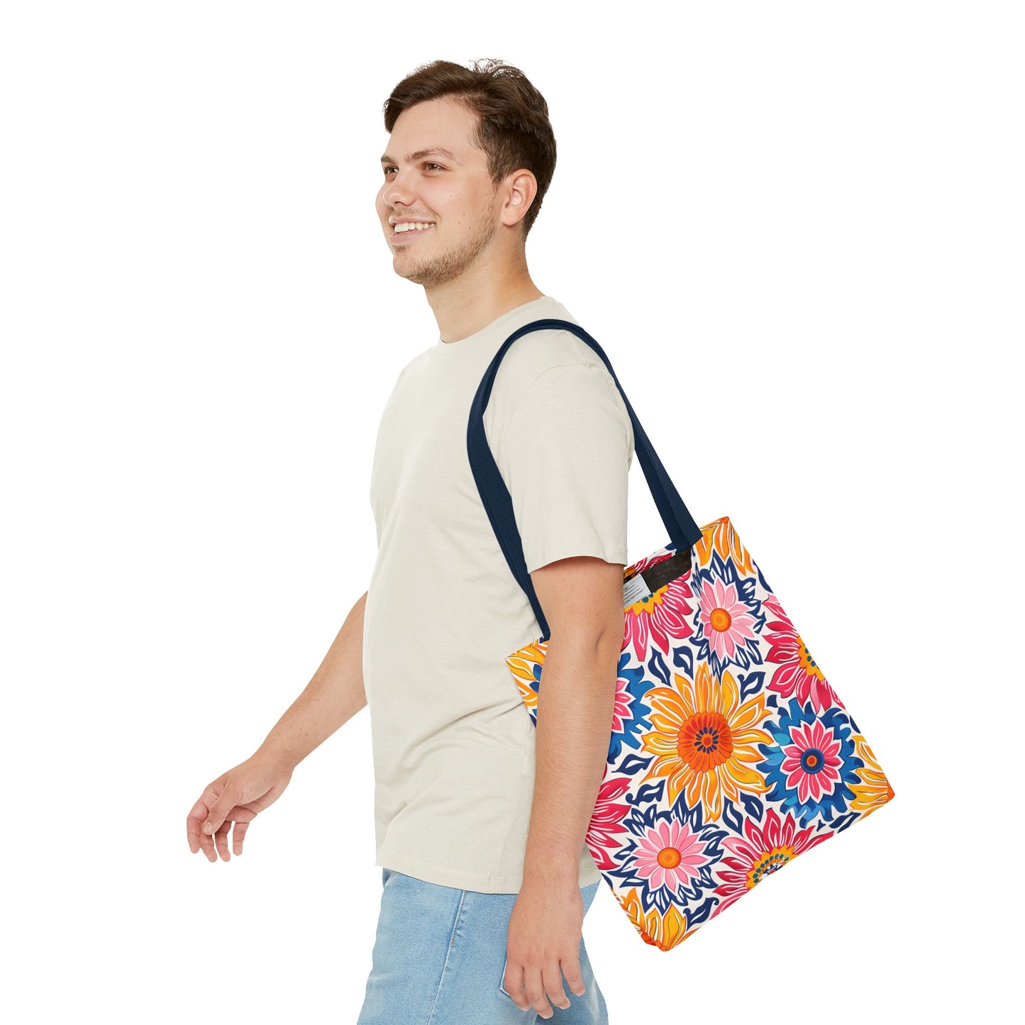 Sunsplash Petals Tote Bag - Radiate Sunshine and Style Wherever You Go! Available in 3 sizes.