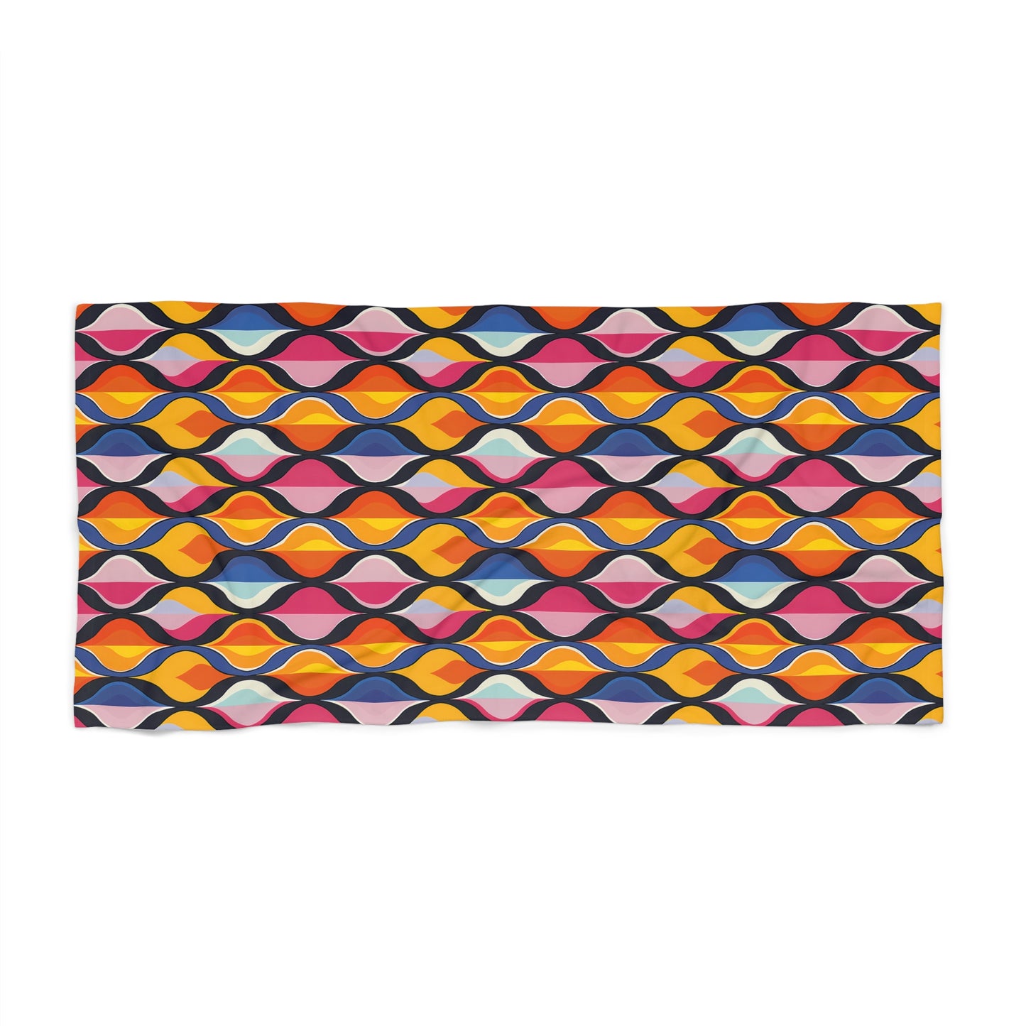 Lattice Dreams Luxurious Beach Towel - Wrap Yourself in Vibrant Elegance with Lattice Dreams! Available in 2 sizes.