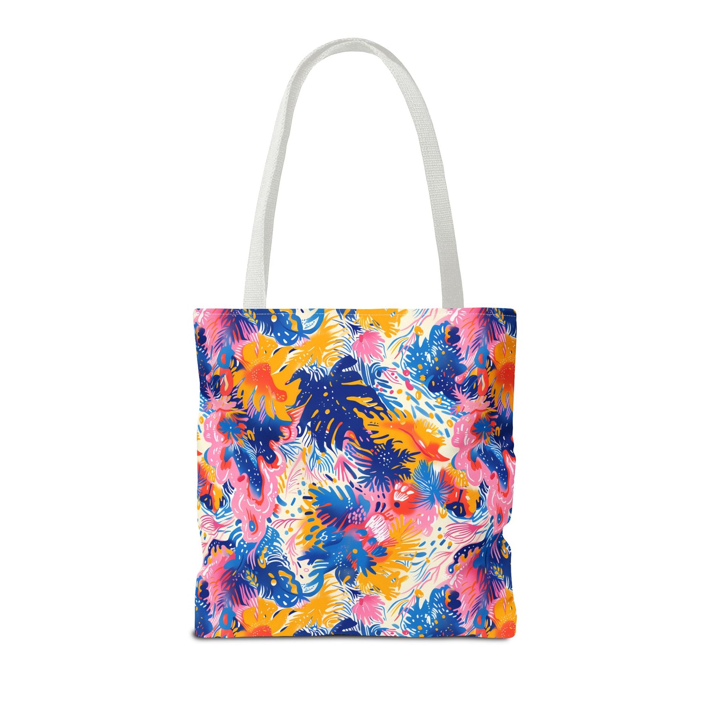 Splatter Blossom Tote Bag - Make a Splash with Every Step! Available in 3 sizes.