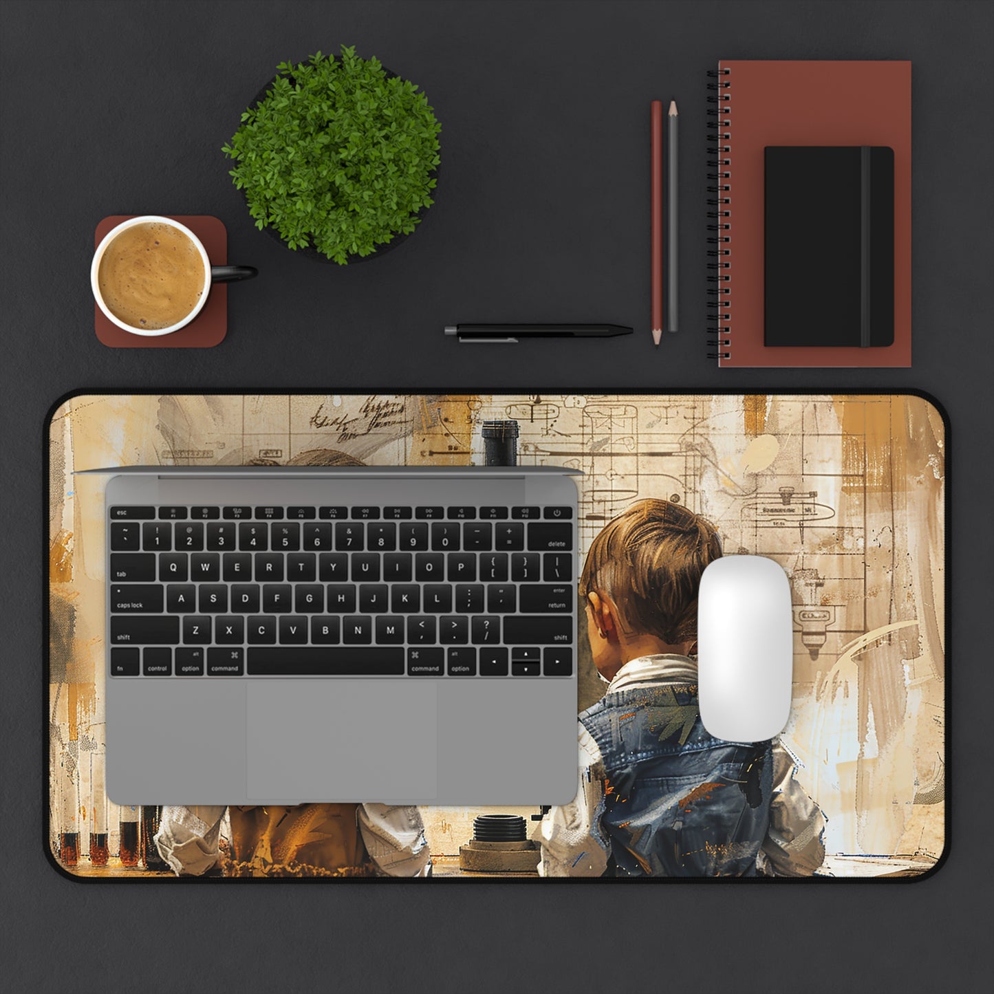 Young Scientific Explorers Desk Mat (Desk Pad) - Spark Curiosity and Imagination! Available in 3 sizes.