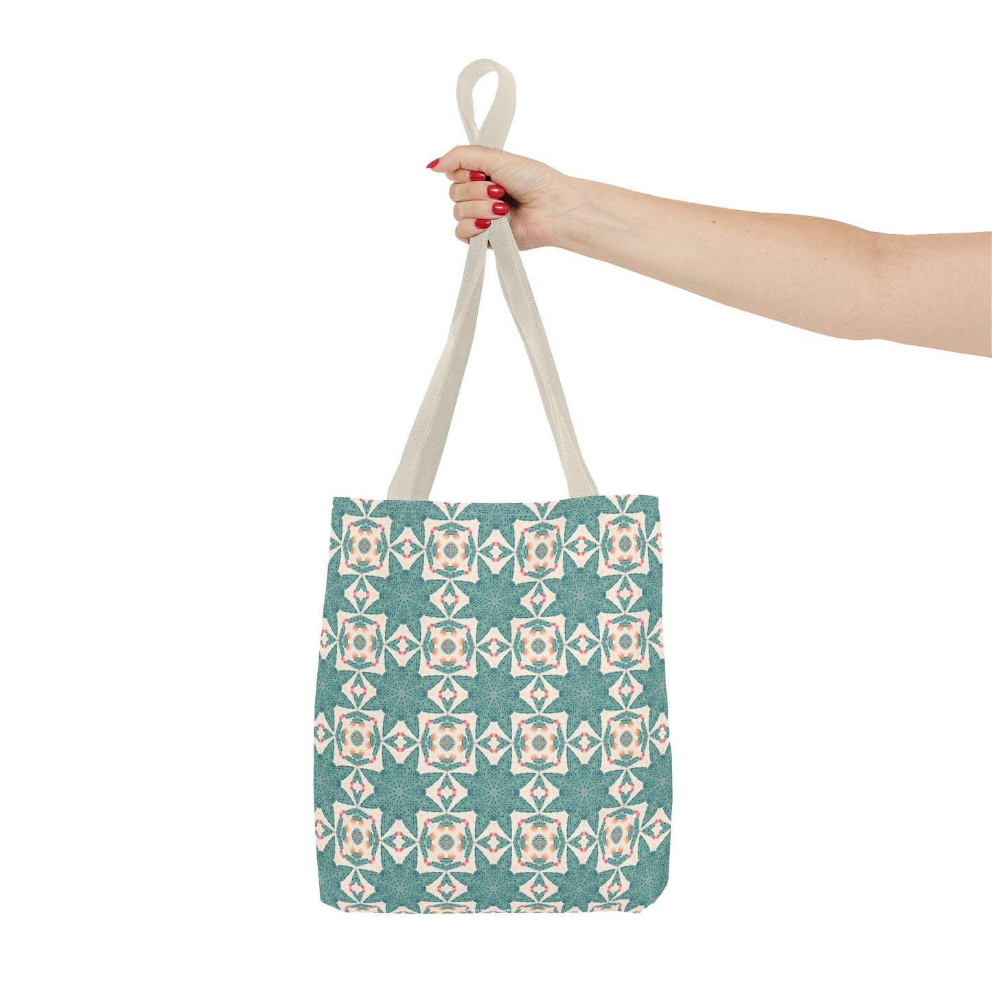 Desert Cactus Star Tile Tote Bag - Carry Southwest Charm Wherever You Go! Available in 3 sizes.
