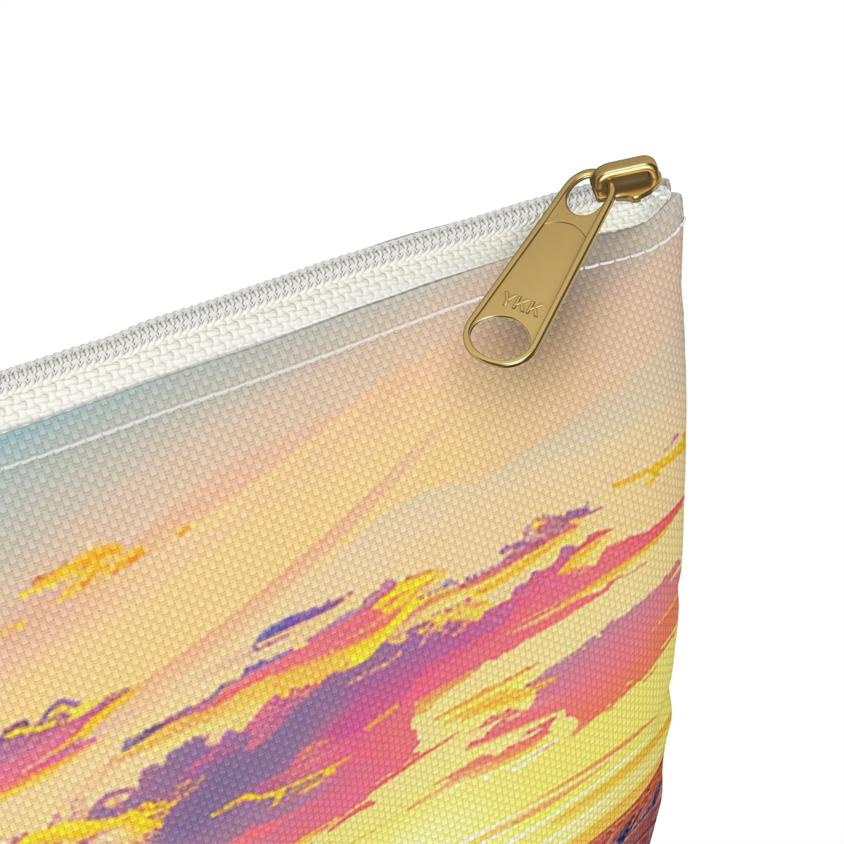 Golden Grand Canyon Glow Accessory Pouch - close-up detail