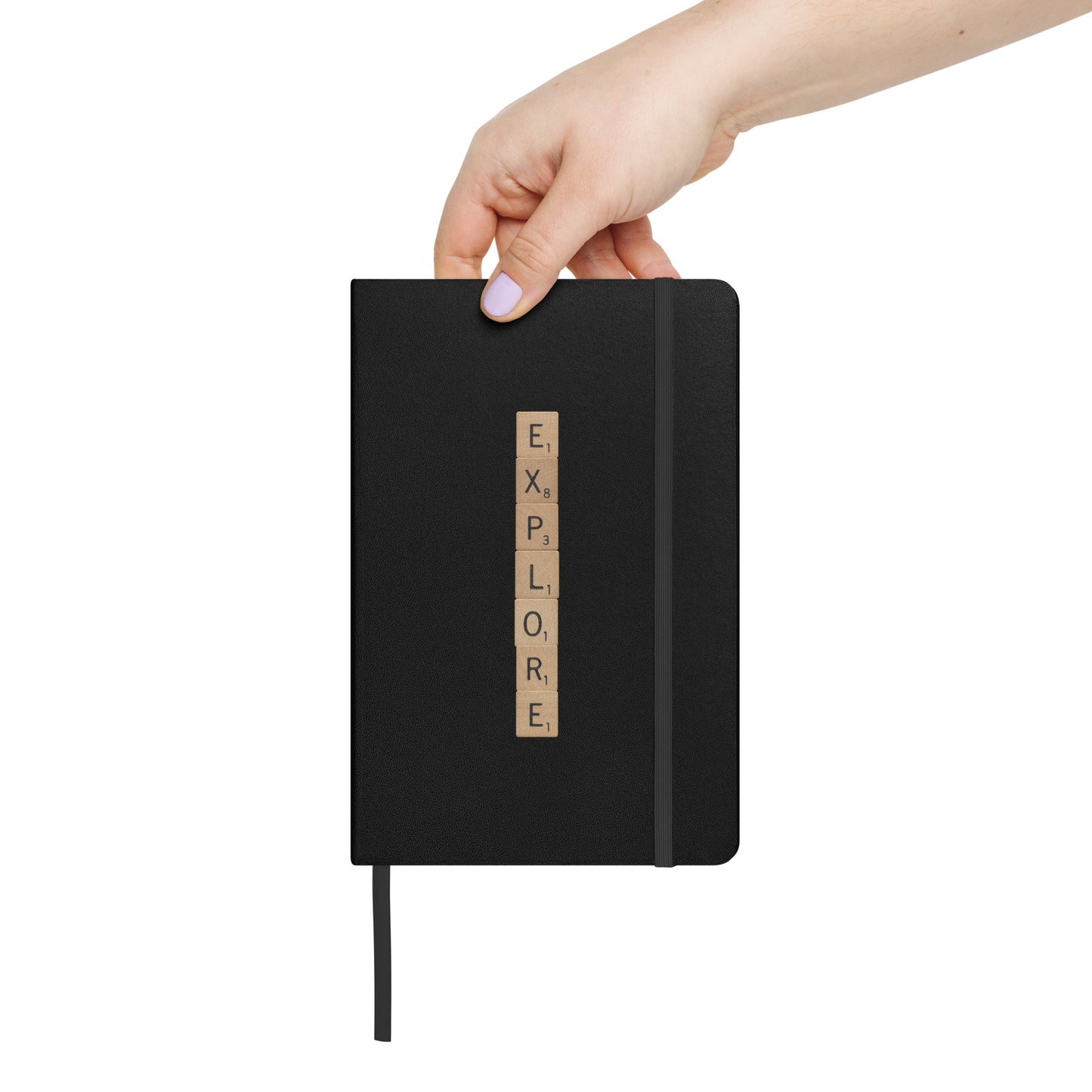 Explore Wooden Letters Hardcover Bound Notebook - Available in 6 colors.