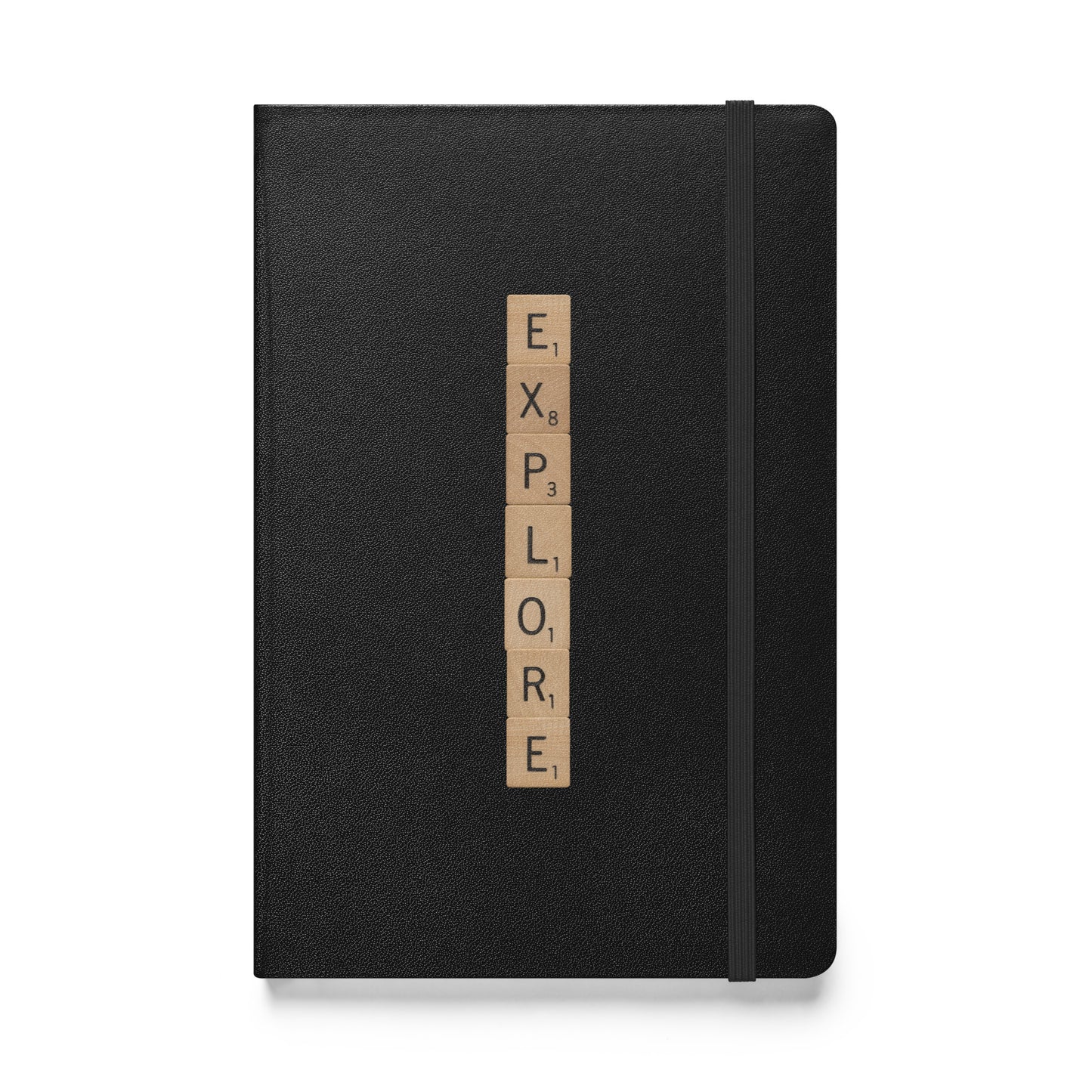 Explore Wooden Letters Hardcover Bound Notebook - Available in 6 colors.