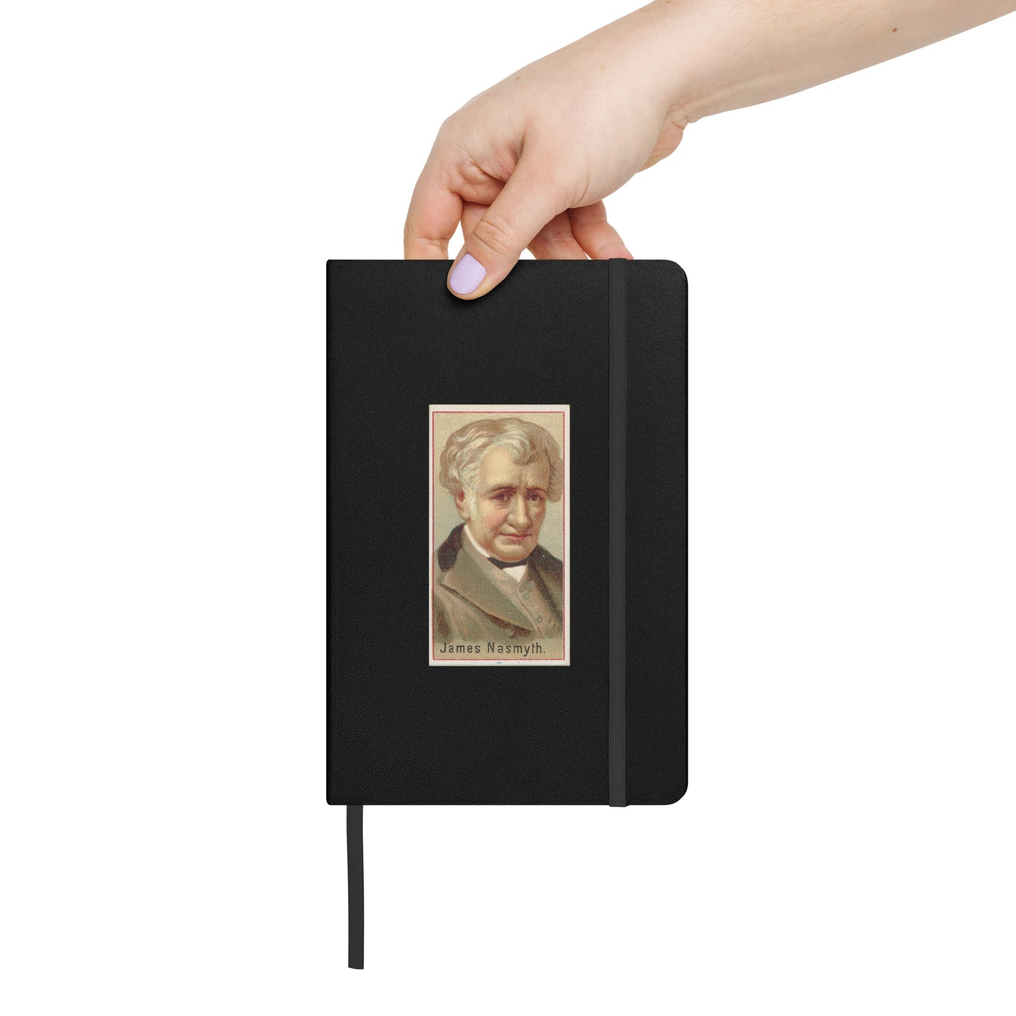 Inventor Series: James Nasmyth, Hardcover Bound Notebook - Available in 7 colors.