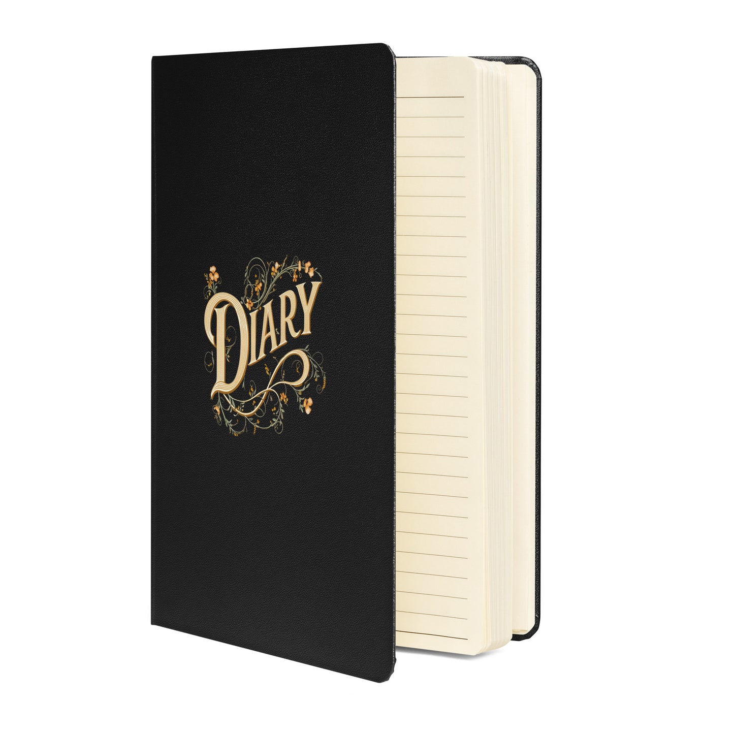 Nostalgic Diary Hardcover Bound Notebook - Available in 4 colors.