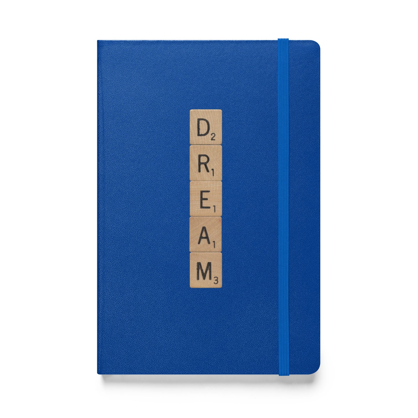 Dream Wooden Letters Hardcover Bound Notebook - Available in 6 colors.