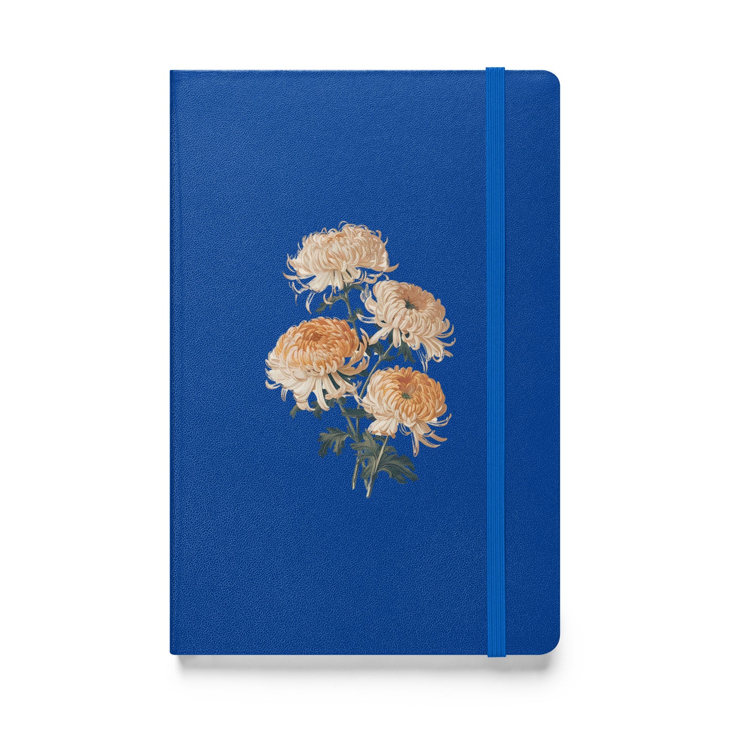 November Birth Month Flower - Chrysanthemum Hardcover Bound Notebook - Celebrate November's Golden Flower! Available in 3 colors.