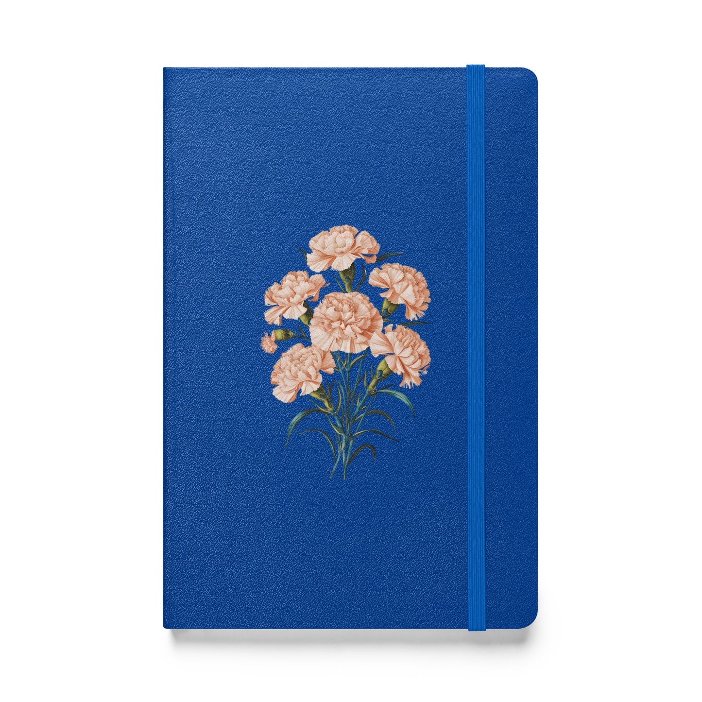 January Birth Month Flower - Carnation Hardcover Bound Notebook - Celebrate January with Carnation's Beauty! Available in 3 colors.