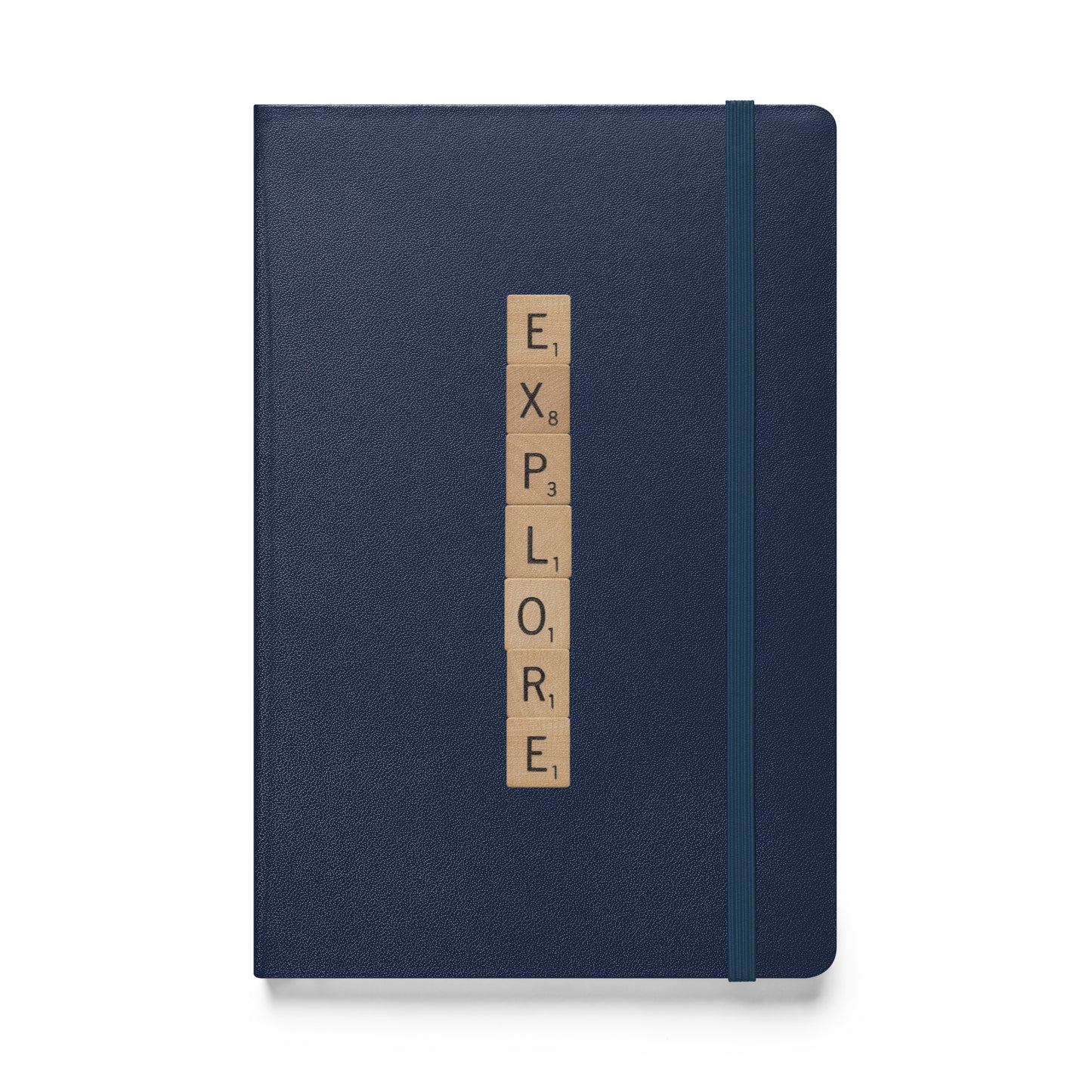 Explore Wooden Letters Hardcover Bound Notebook - Available in 6 colors.