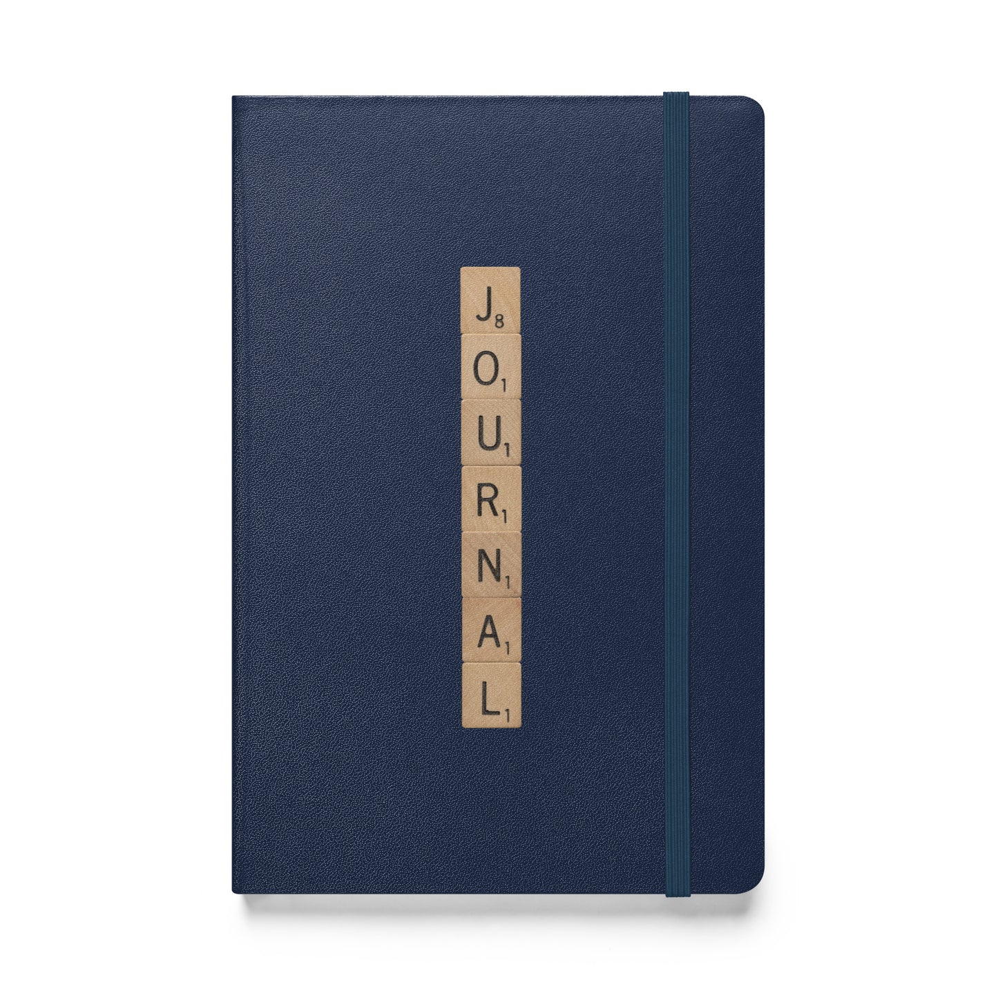Journal Wooden Letters Hardcover Bound Notebook - Available in 6 colors.