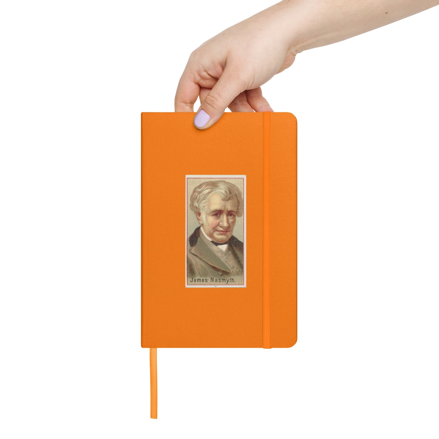 Inventor Series: James Nasmyth, Hardcover Bound Notebook - Available in 7 colors.