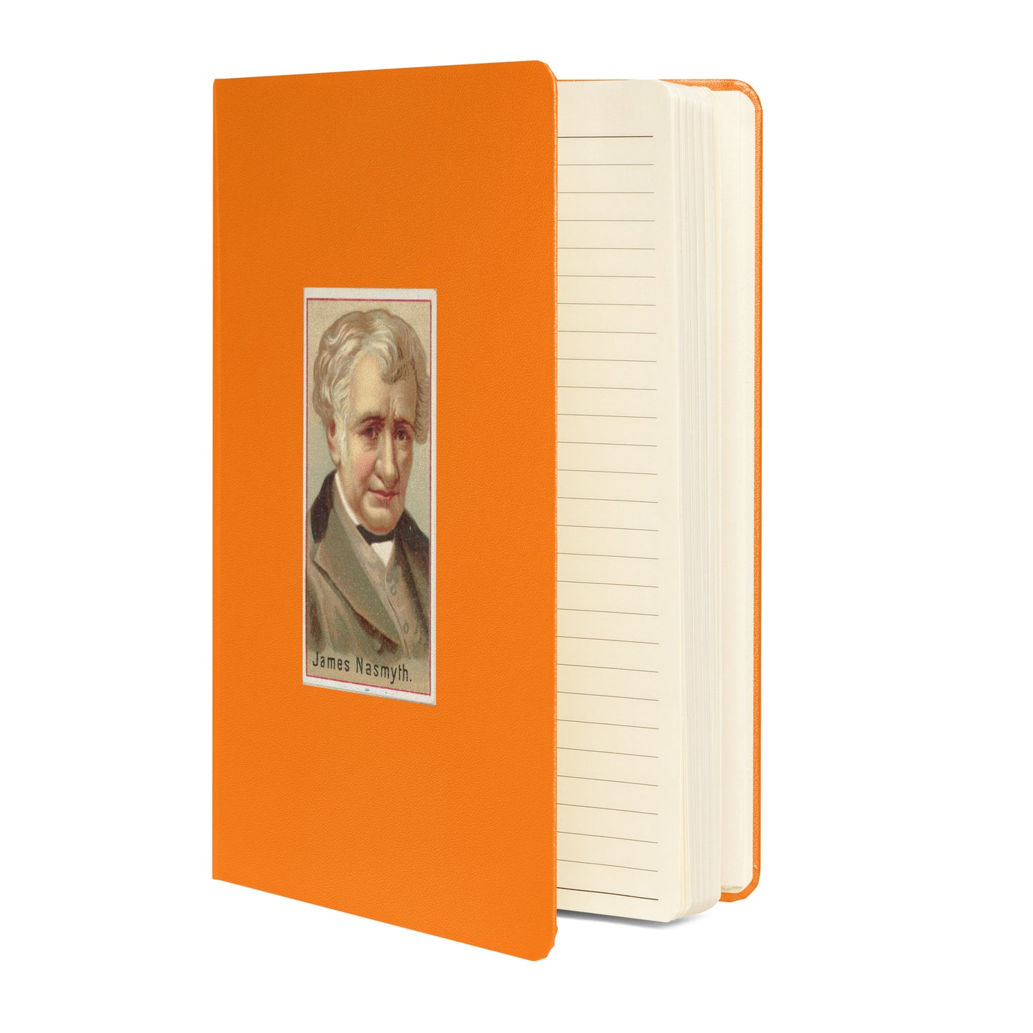 Inventor Series: James Nasmyth, Hardcover Bound Notebook - Available in 7 colors.