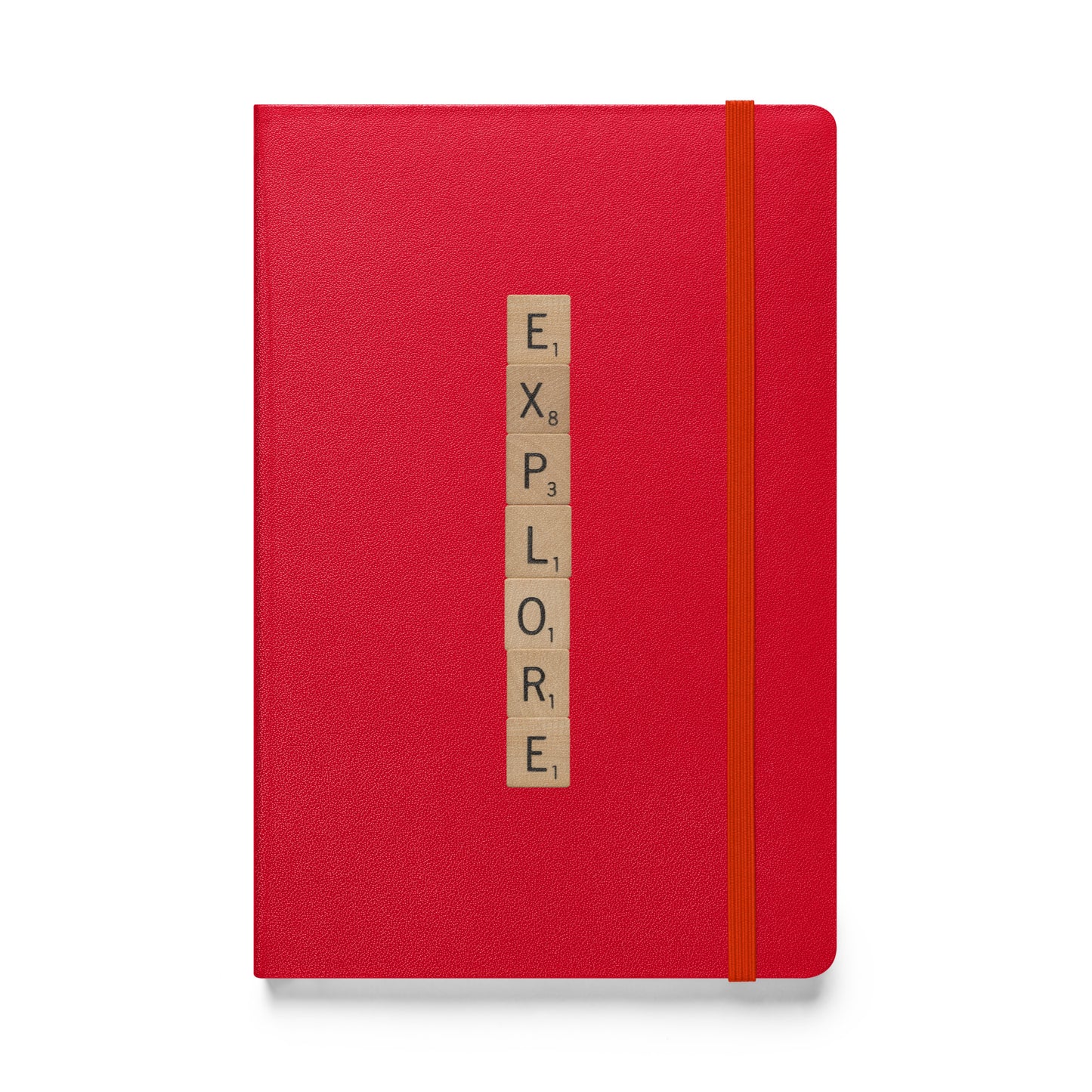 Explore Wooden Letters Hardcover Bound Notebook - Available in 6 colors.