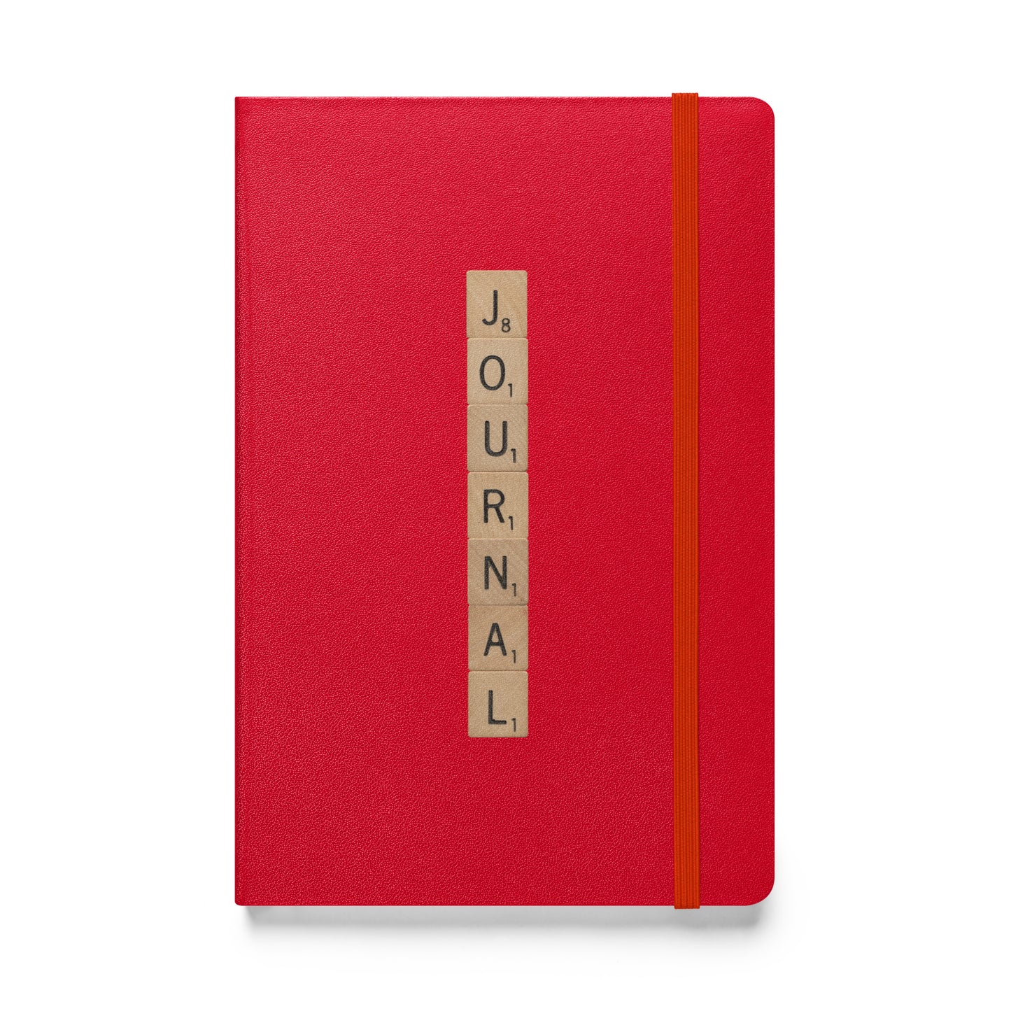 Journal Wooden Letters Hardcover Bound Notebook - Available in 6 colors.