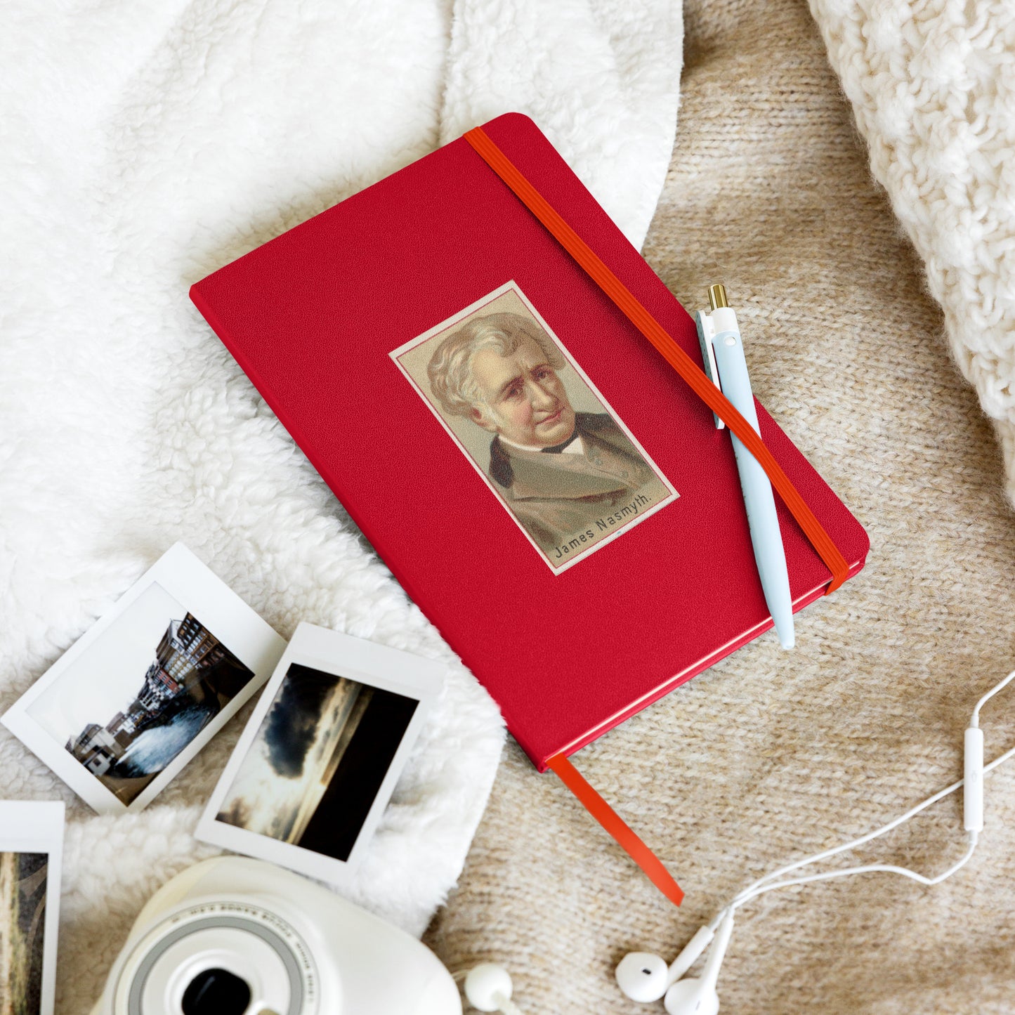 Inventor Series: James Nasmyth, Hardcover Bound Notebook - Available in 7 colors.