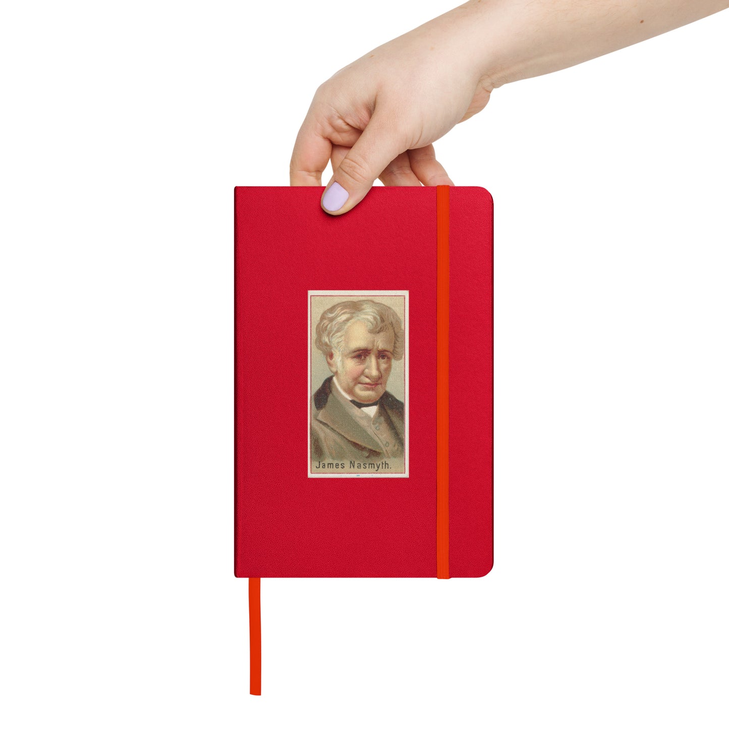 Inventor Series: James Nasmyth, Hardcover Bound Notebook - Available in 7 colors.