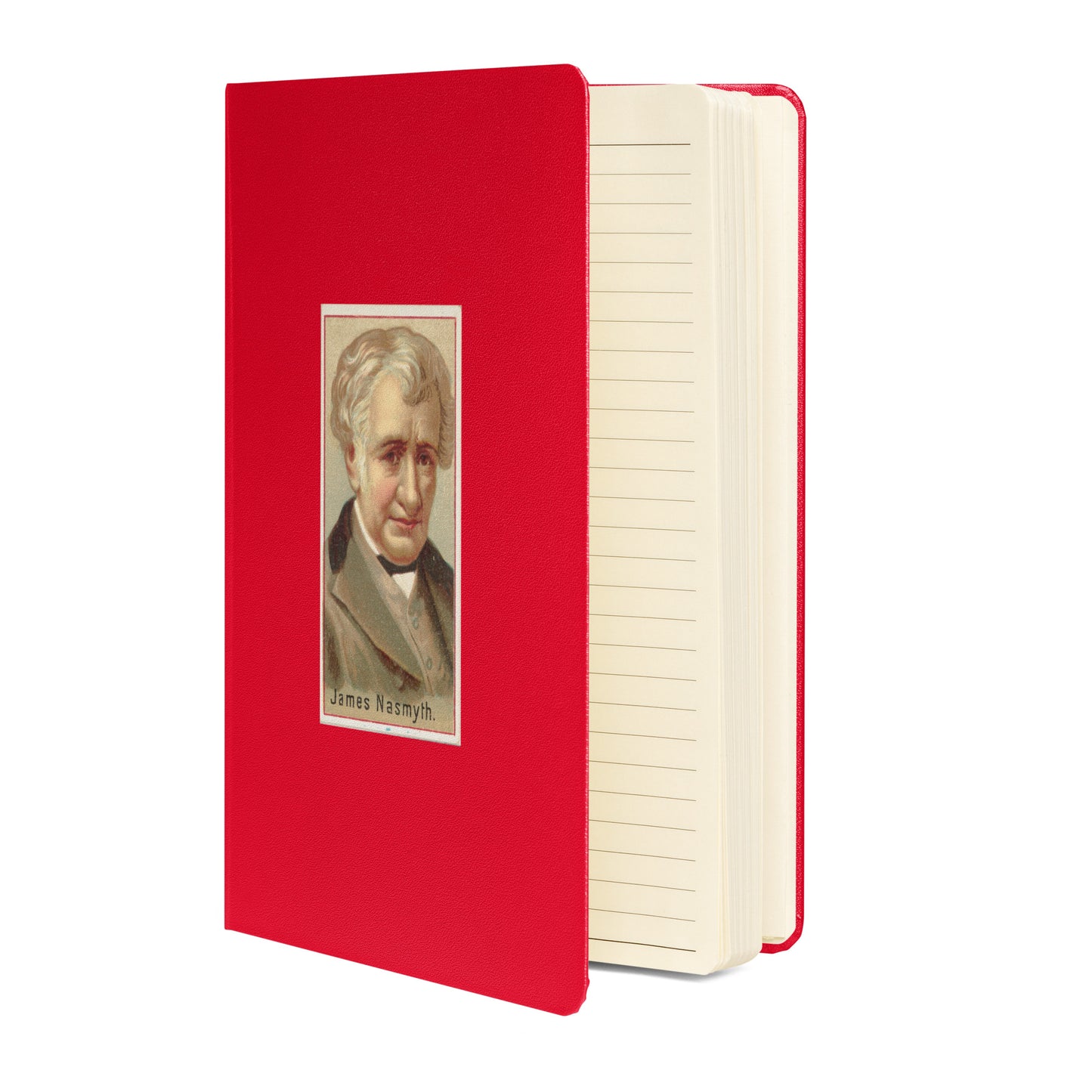 Inventor Series: James Nasmyth, Hardcover Bound Notebook - Available in 7 colors.