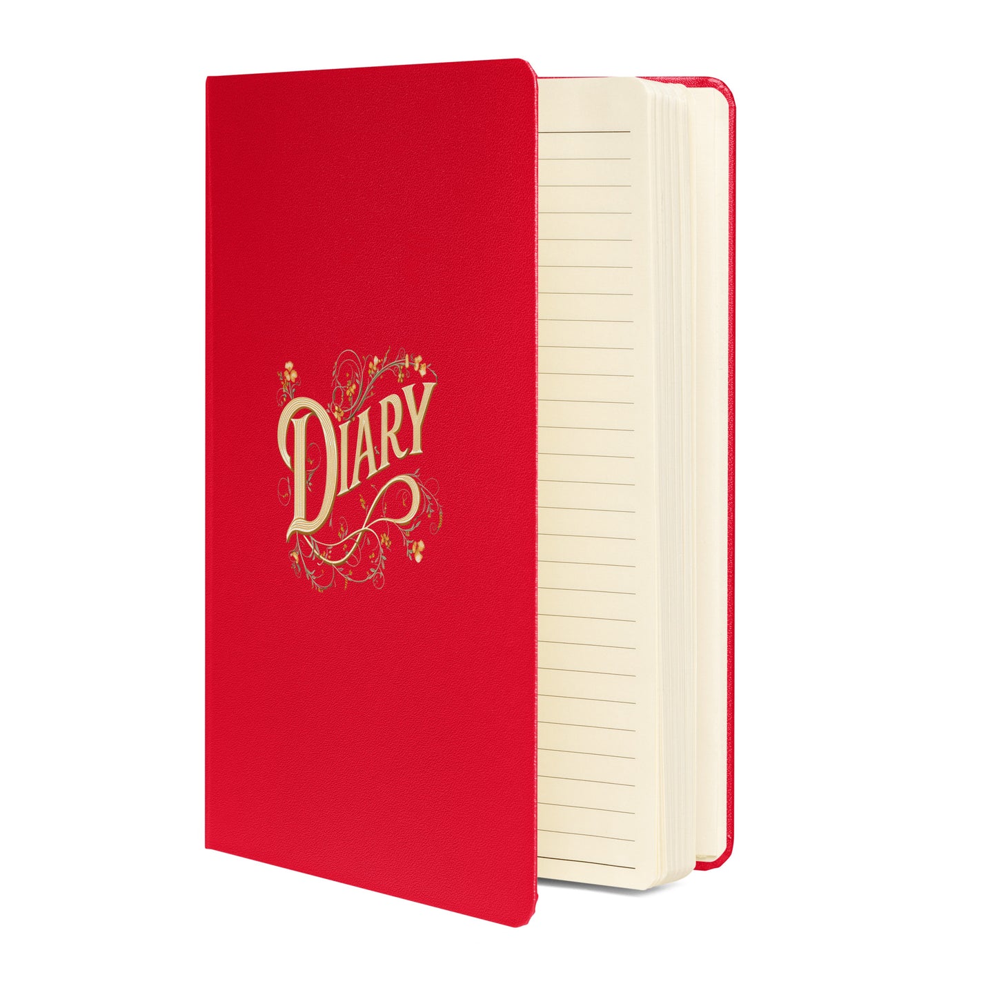 Nostalgic Diary Hardcover Bound Notebook - Available in 4 colors.