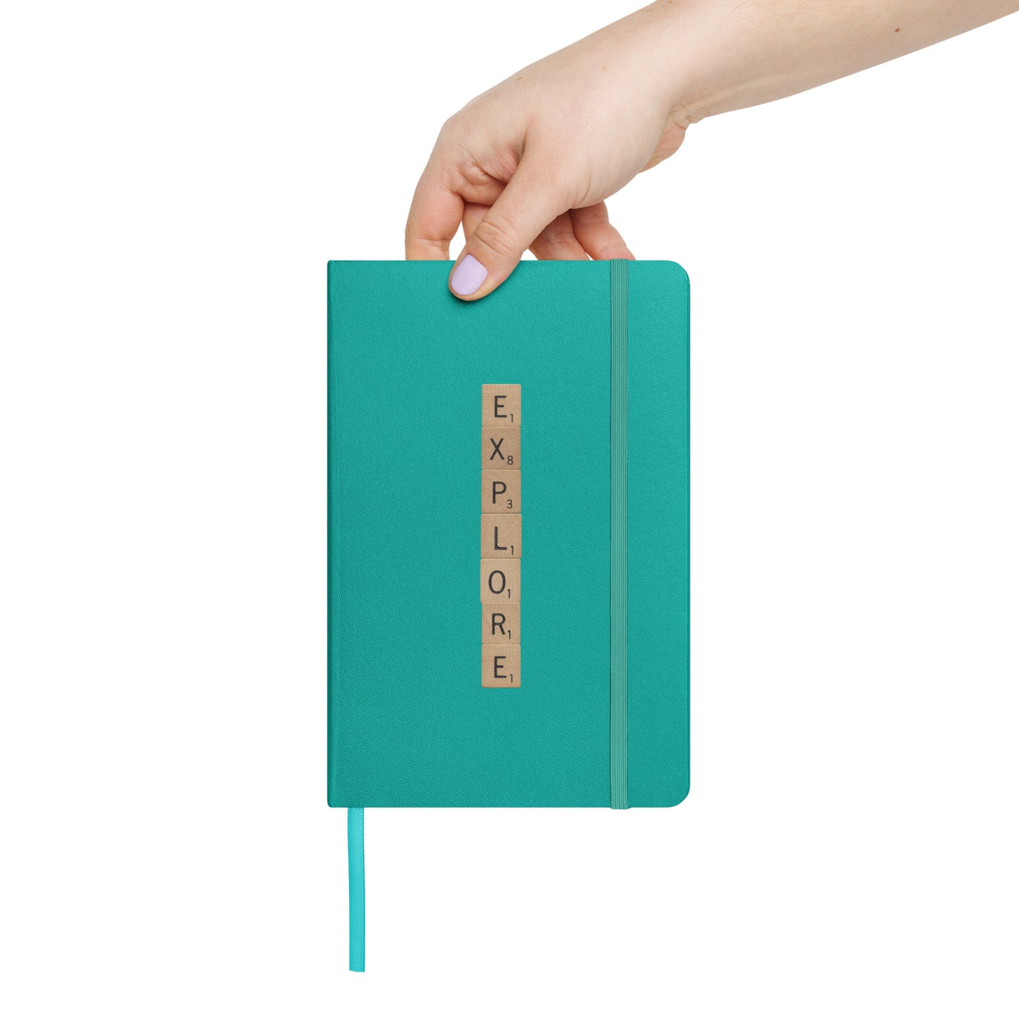 Explore Wooden Letters Hardcover Bound Notebook - Available in 6 colors.