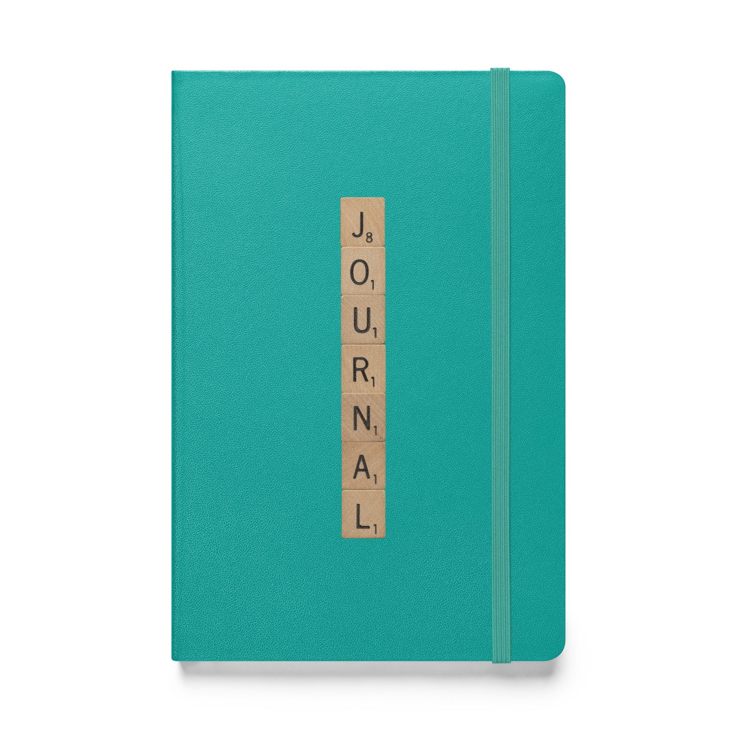 Journal Wooden Letters Hardcover Bound Notebook - Available in 6 colors.