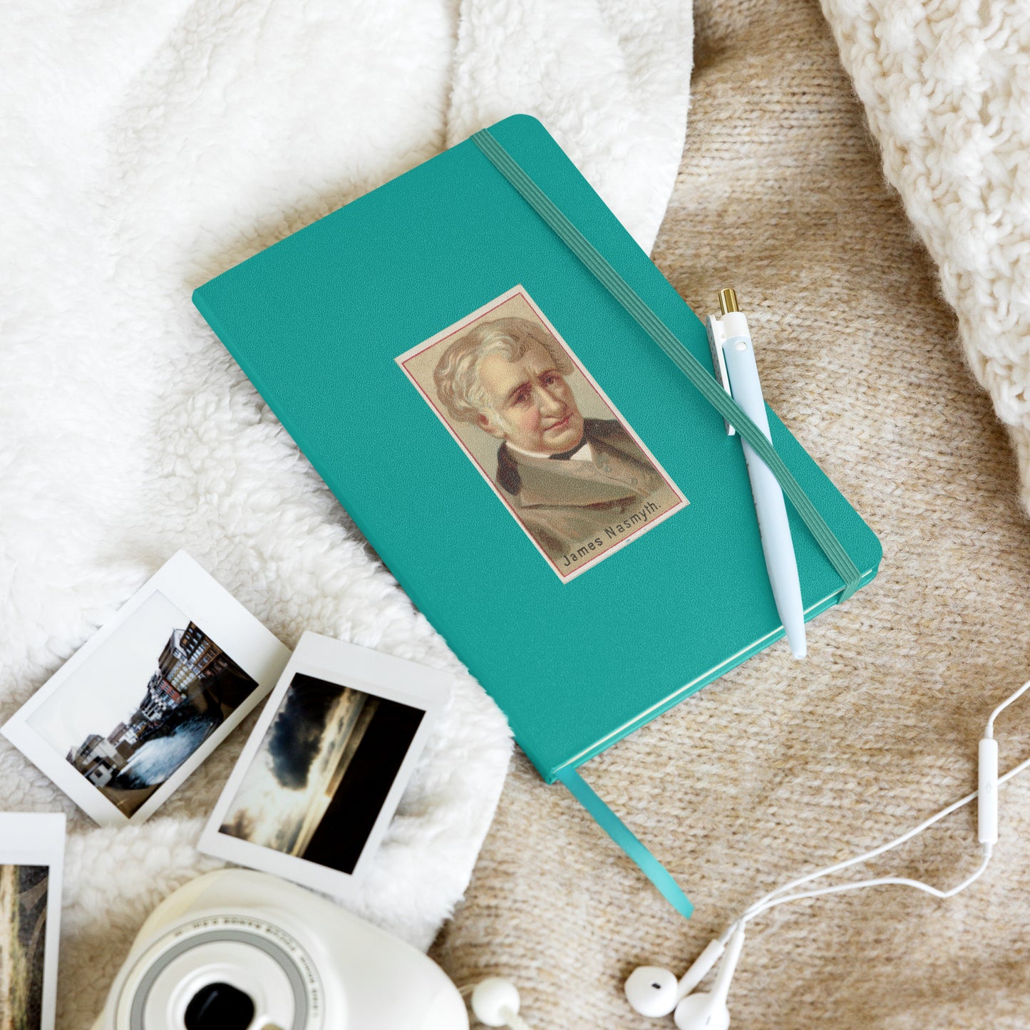 Inventor Series: James Nasmyth, Hardcover Bound Notebook - Available in 7 colors.