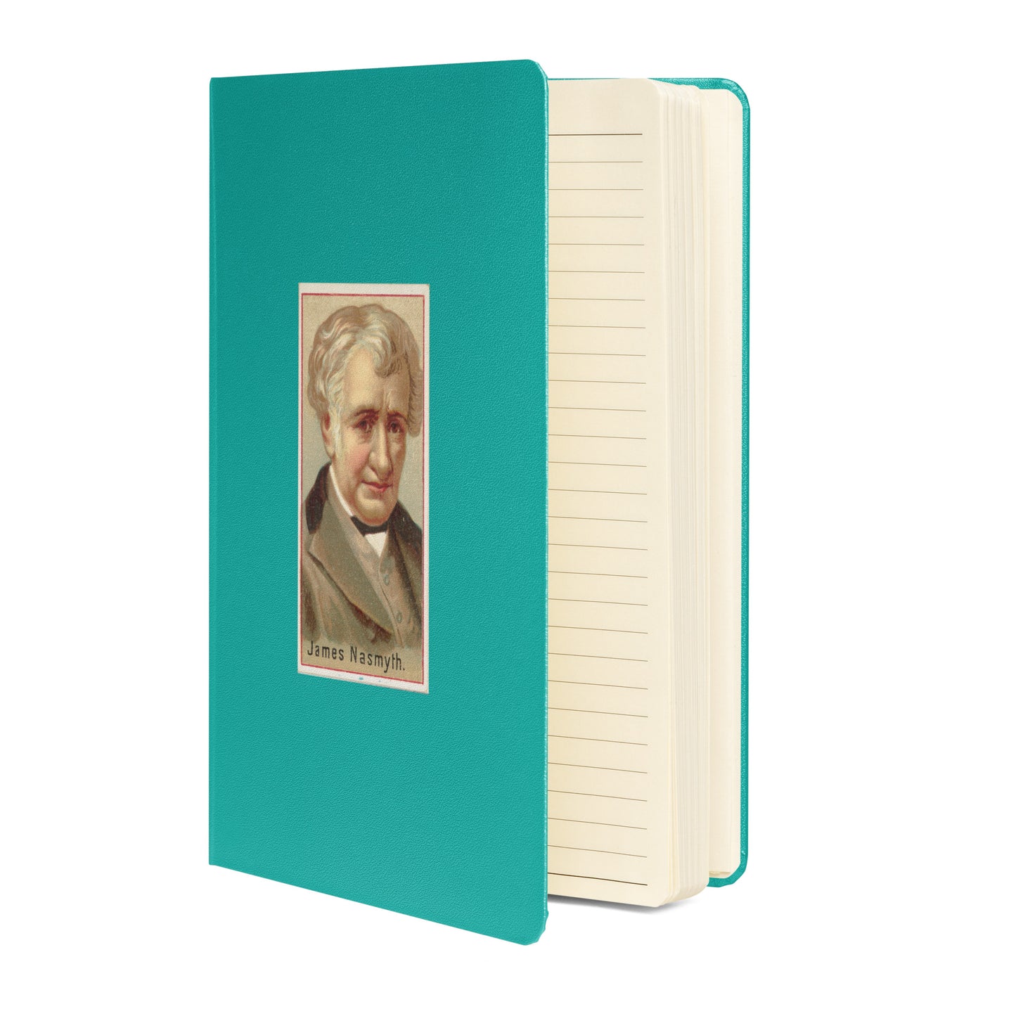 Inventor Series: James Nasmyth, Hardcover Bound Notebook - Available in 7 colors.
