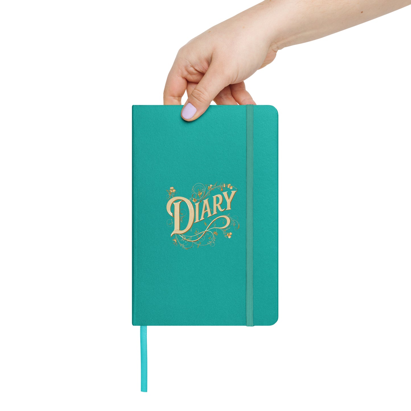 Nostalgic Diary Hardcover Bound Notebook - Available in 4 colors.