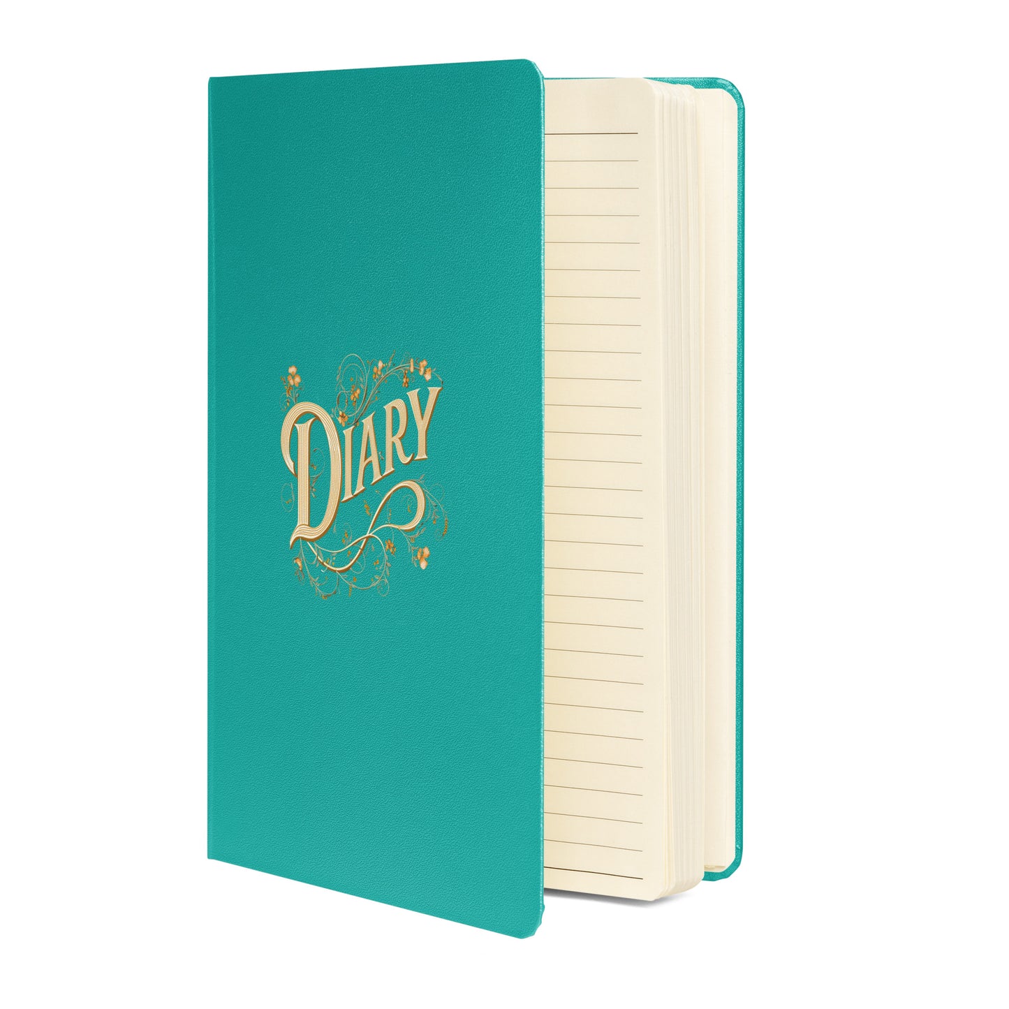 Nostalgic Diary Hardcover Bound Notebook - Available in 4 colors.