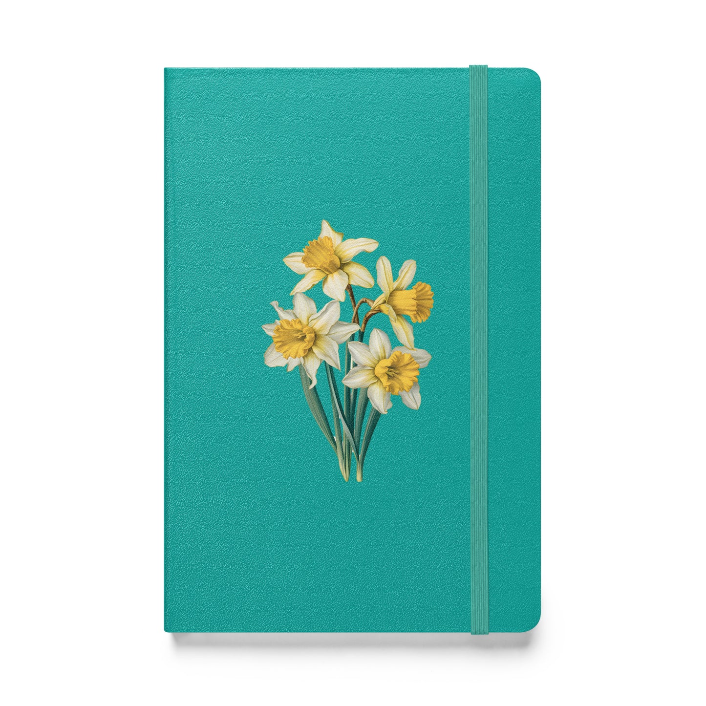 March Birth Month Flower - Daffodil Hardcover Bound Notebook - Spring into New Beginnings with Daffodils! Available in 5 colors.
