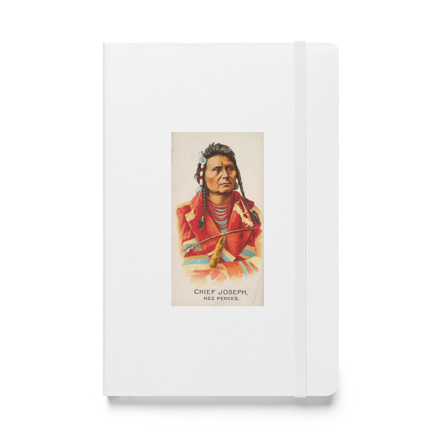 American Indian Chief Series: Chief Joseph, Nez Perces, Hardcover Bound Notebook - Available in 8 colors.