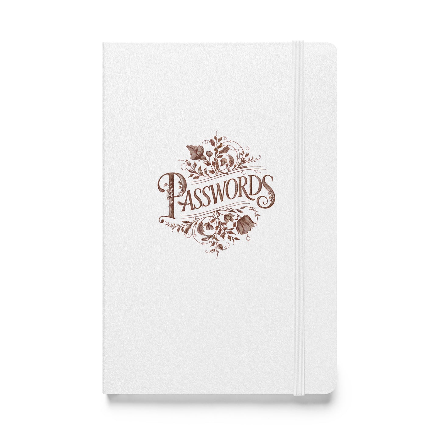 Nostalgic Passwords Hardcover Bound Notebook - Available in 2 colors.