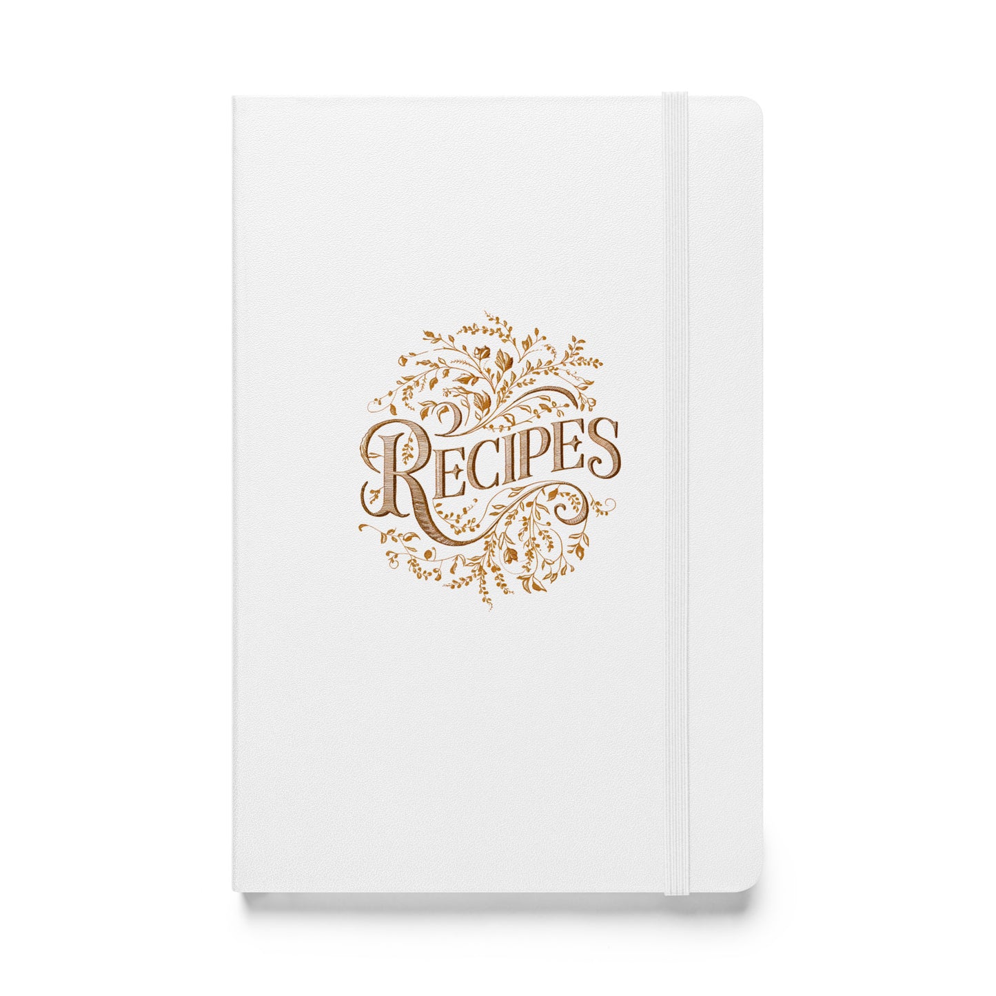 Nostalgic Recipes Hardcover Bound Notebook - Available in 2 colors.