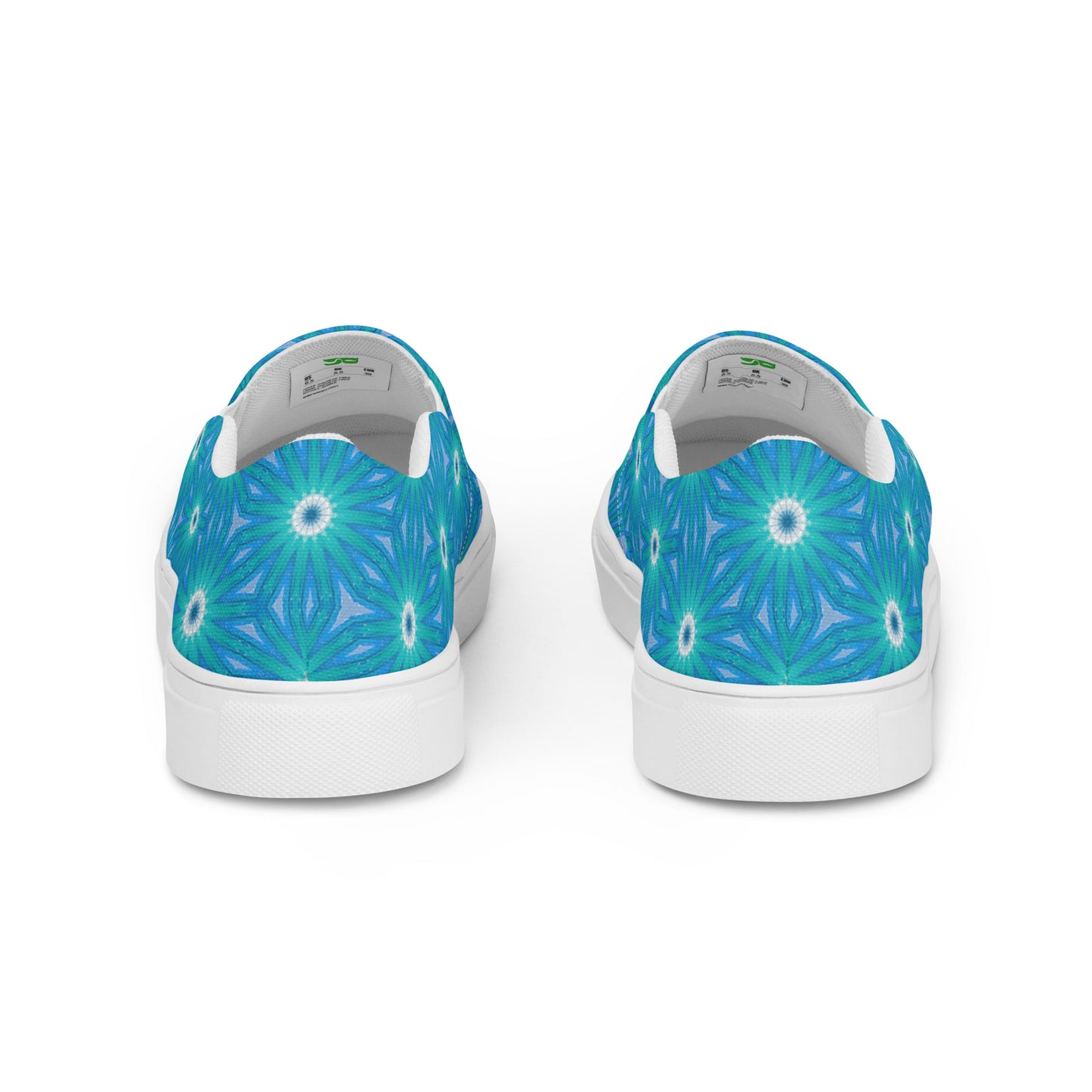 Sapphire Nebula Men’s Slip-On Canvas Shoes - Glide Across the Cosmos! Cosmic Comfort Awaits!
