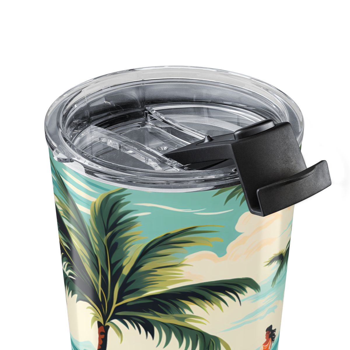 Retro Hawaiian Hula Insulated Tumbler - 20 oz. Stainless Steel, Glossy Finish