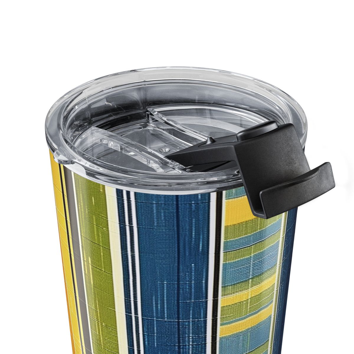 Summer Stripes Delight Insulated Tumbler - 20 oz. Stainless Steel, Glossy Finish
