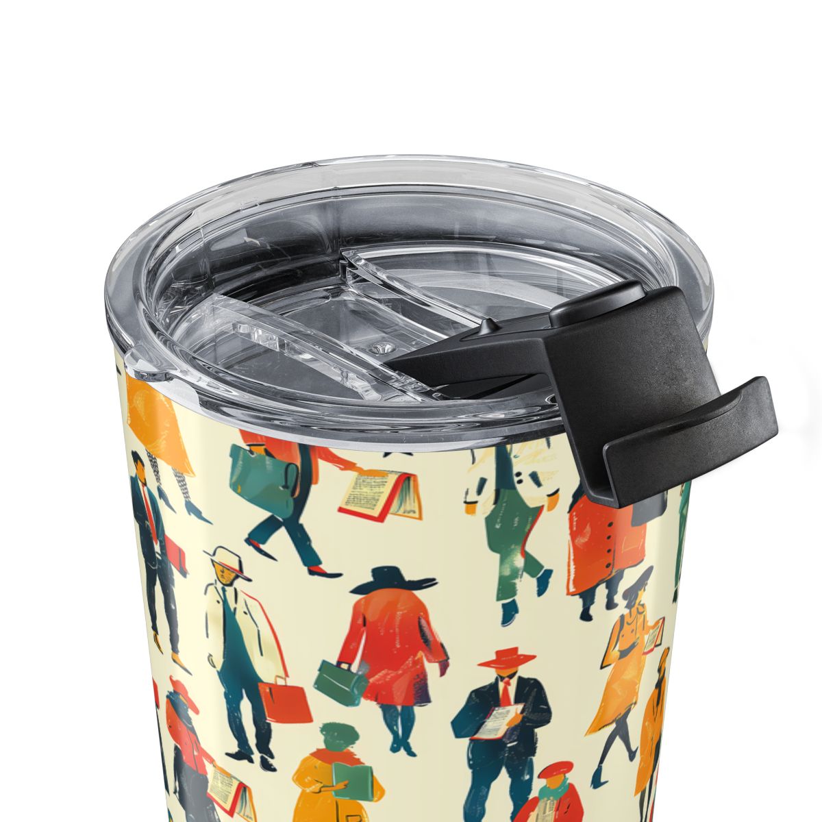 Literary People Insulated Tumbler - 20 oz. Stainless Steel, Glossy Finish